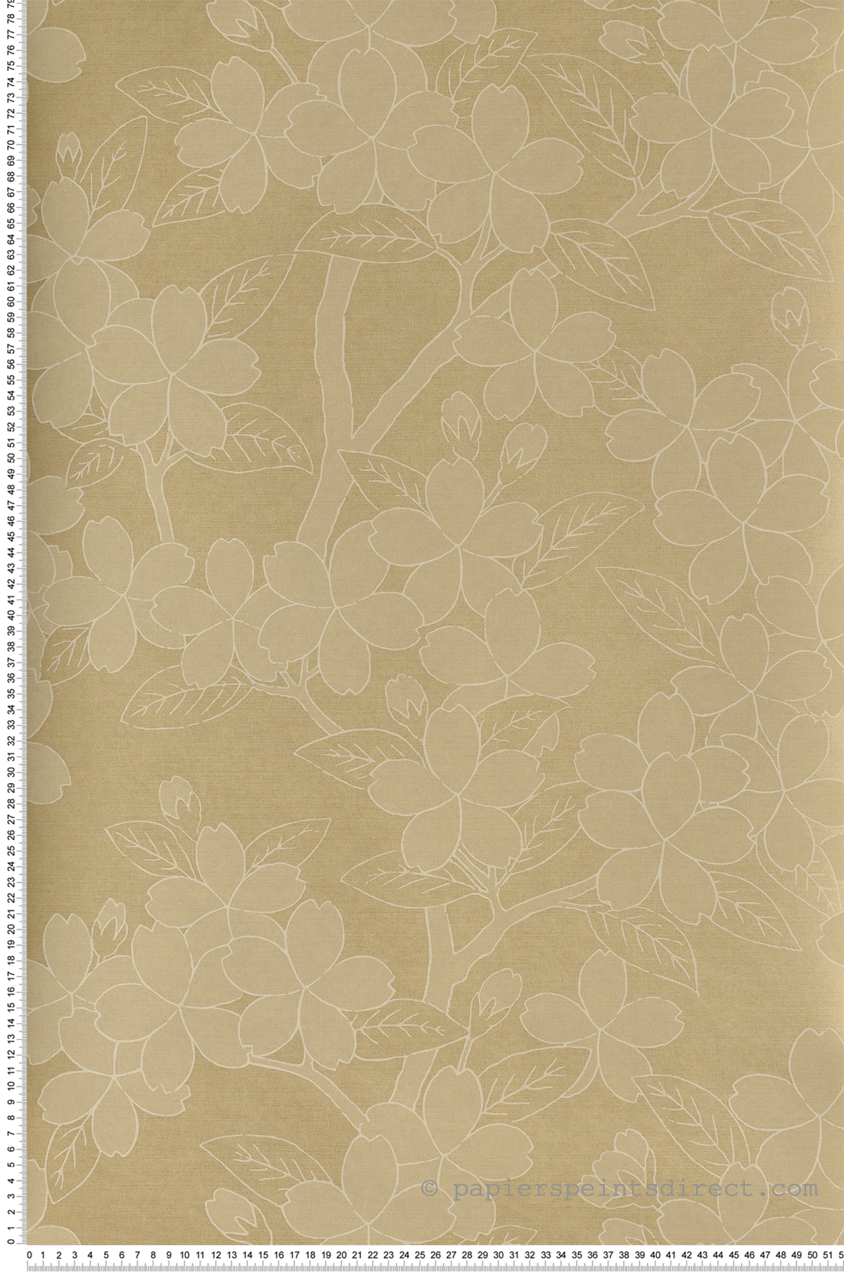 Papier peint collection Oriental Papers de The Little Greene, référence : 0275CATUSSA