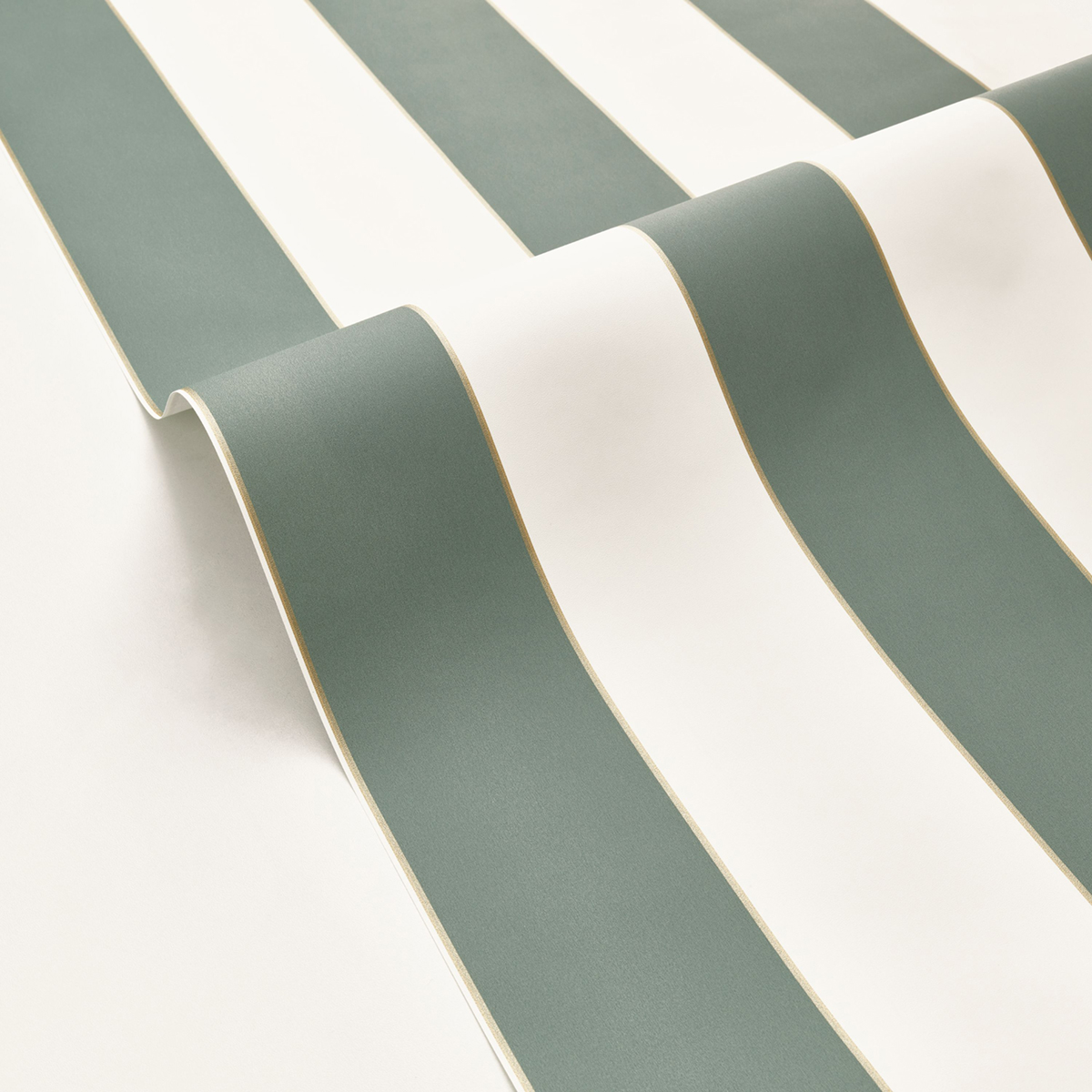 Papier peint Golden Lines vert eucalyptus or - Maison Siméon de Casélio VAGUE | Réf. MSI101077144
