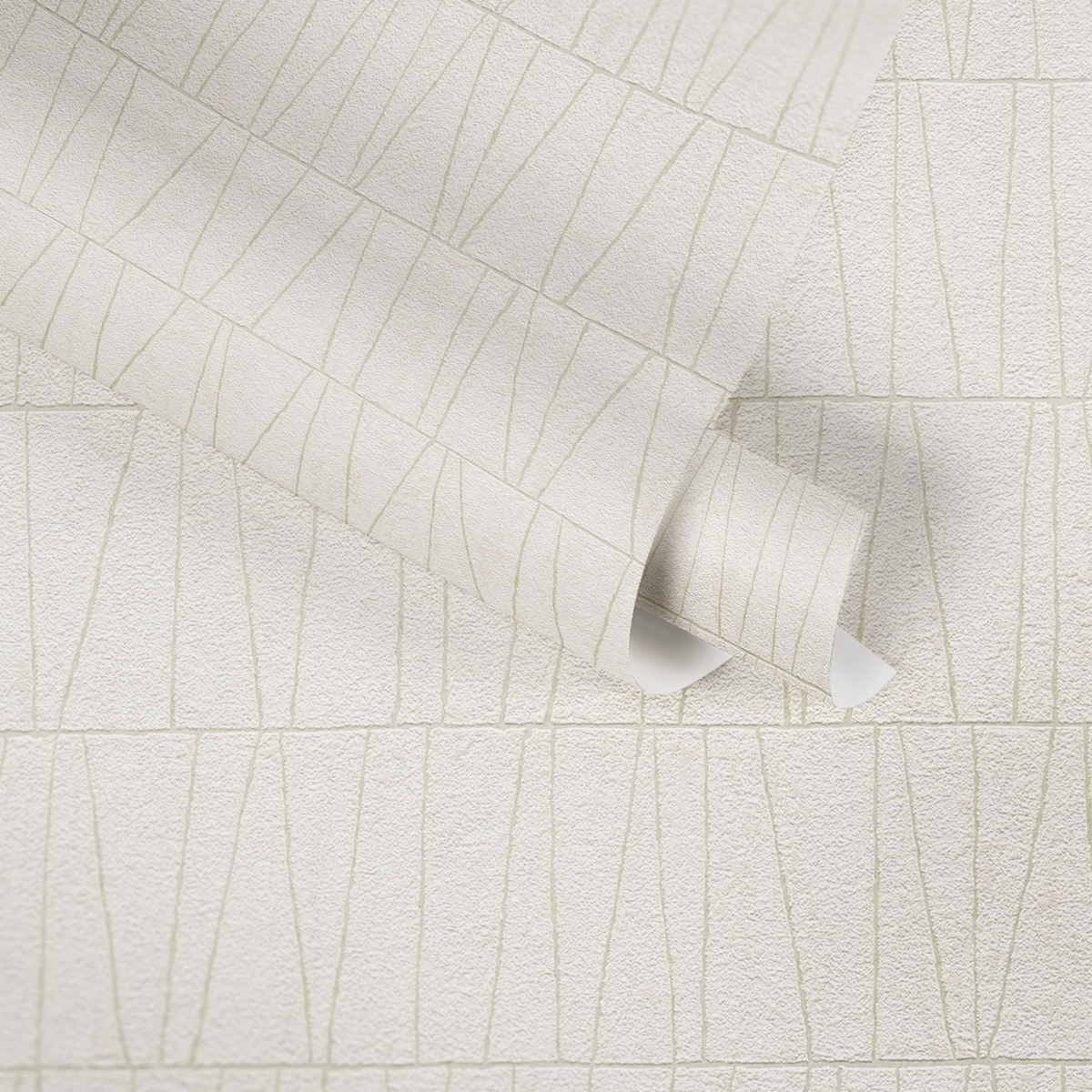 Papier peint Géométrie Tracé écru nacré - Jade 2 d'A.S. Création AMB3 | Réf. AS-395062