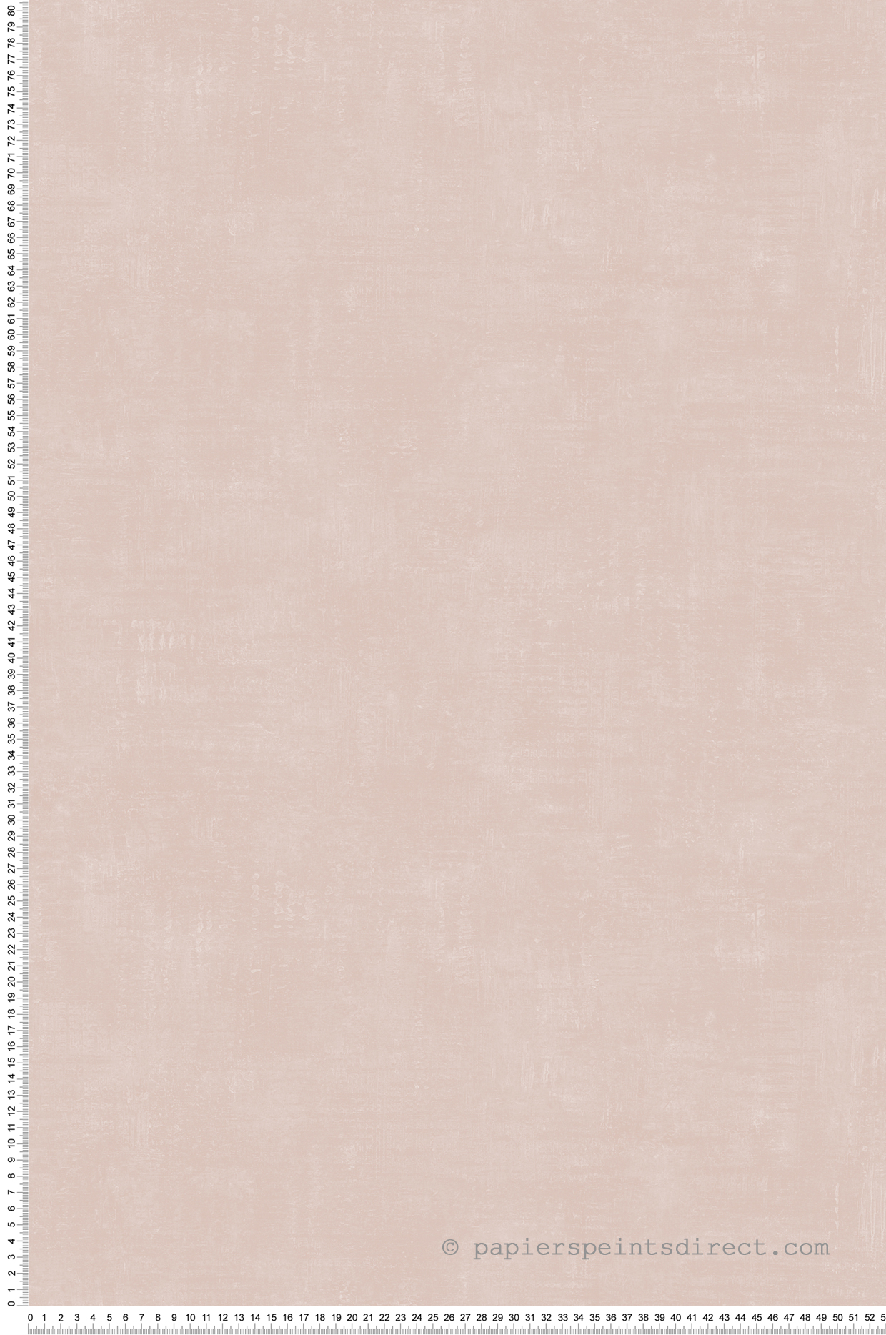 Papier peint Faux Uni Brossé rose pale - Arty d'Ugépa | Réf. UGP-M50403