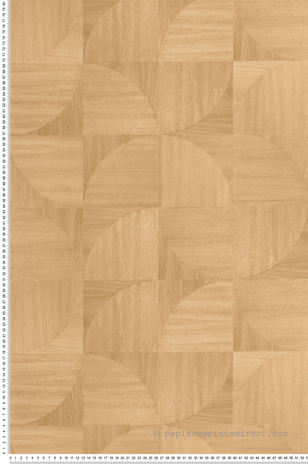 Papier peint Patchwork Bois Structura miel - Woodline de Casélio | Réf. WOD106821120