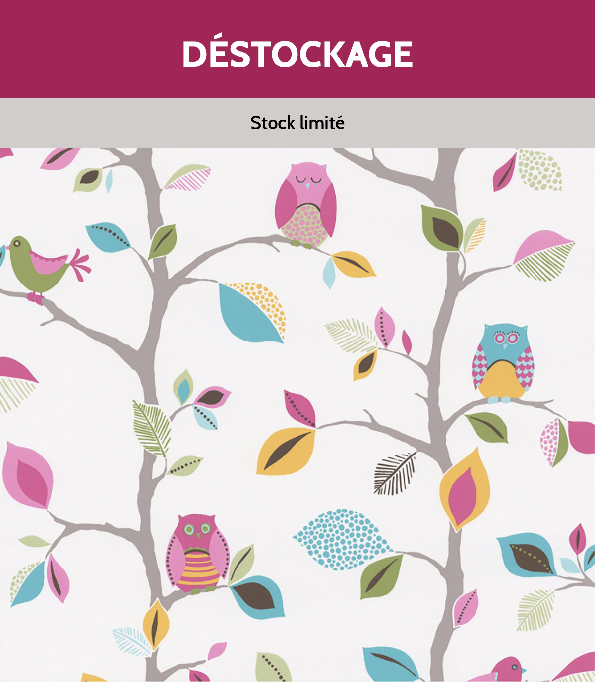 Papier peint Destockage - Forêt Colors - Kids Party AS Création