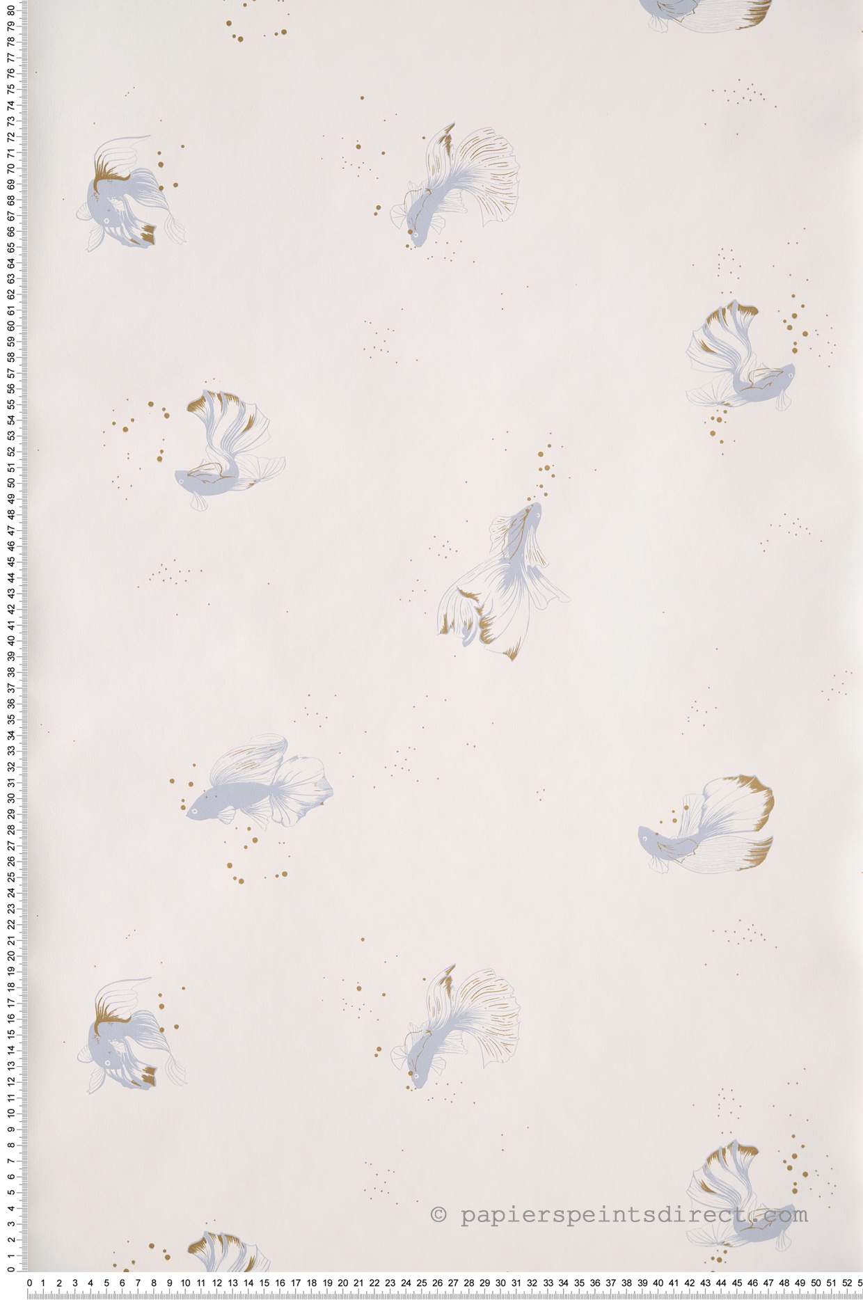 Papier peint Marin Swim and Chill bleu grisé - The Place to Bed de Casélio | Réf. PTB101756029