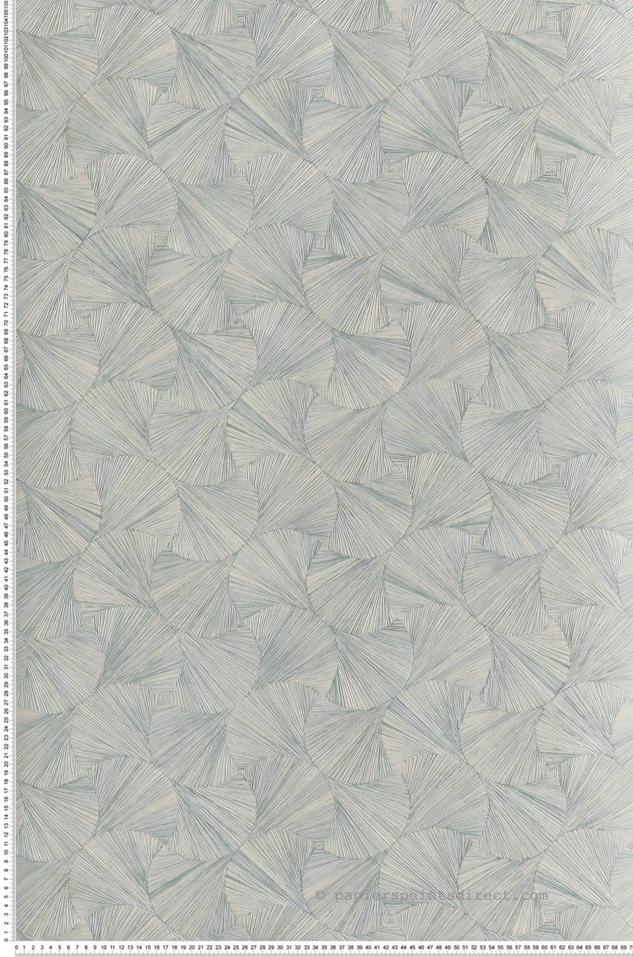 Papier peint Ecaille Végétale Lombok opaline - Nature Précieuse de Casamance | Réf. CAS-B75322344