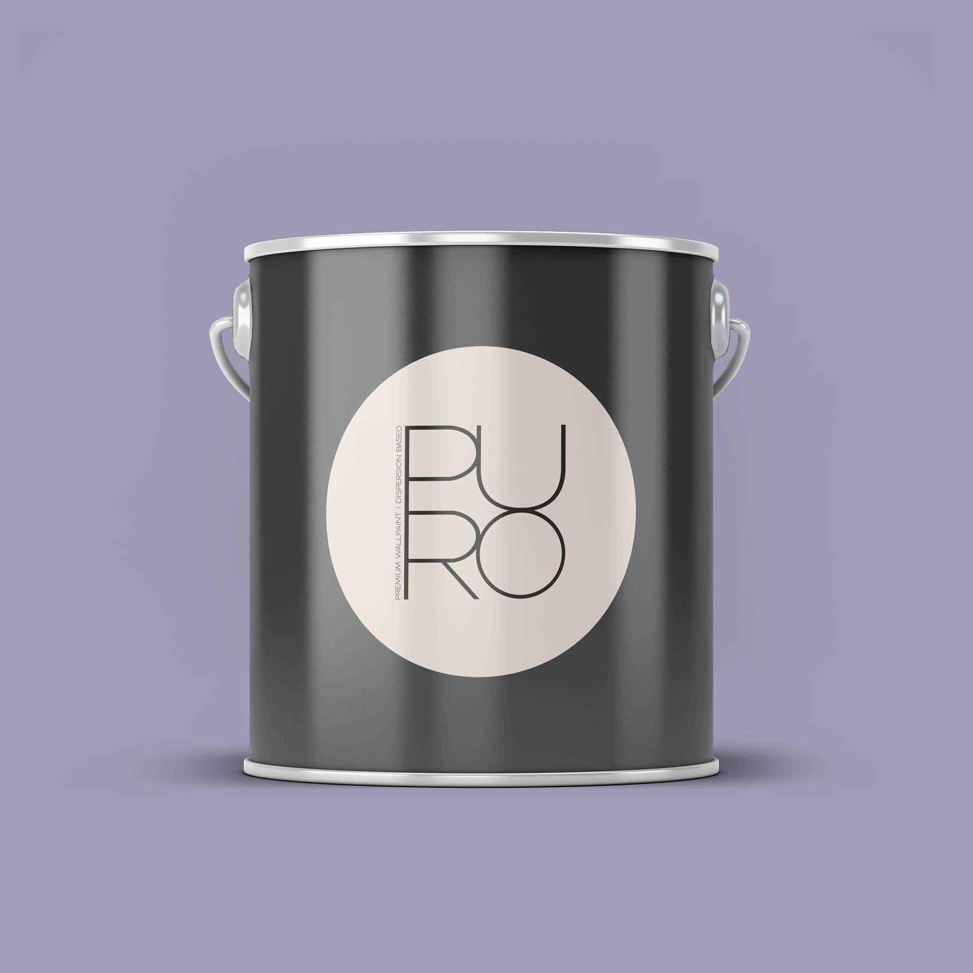 Image d'un pot de 2,5 litres de peinture Puro violet simple mauve - c2004