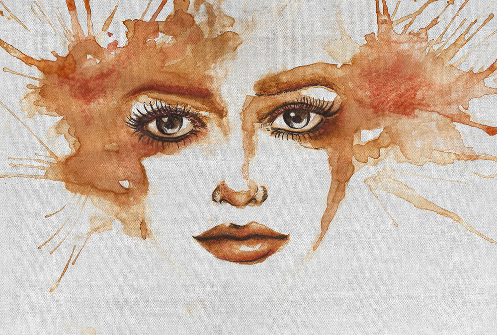 Papier peint panoramique Aquarelle Watercolour Face 1 - Référence DD120189 - Intissé 200g/m2 - Standard 400 x 270