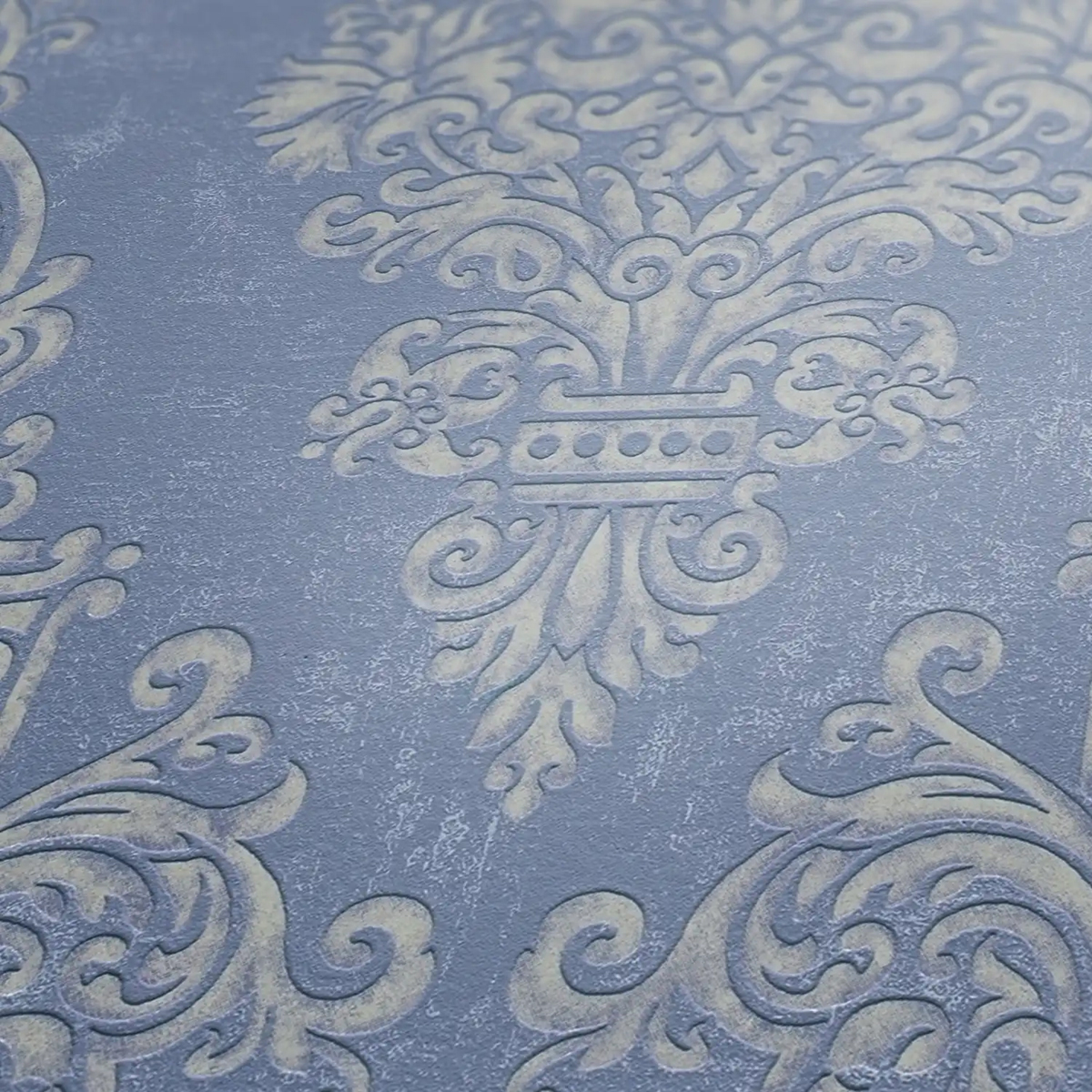 Papier peint Médaillon Baroque lavande argenté - Pure Elegance d'A.S. Création AMBZ | Réf. AS-397652