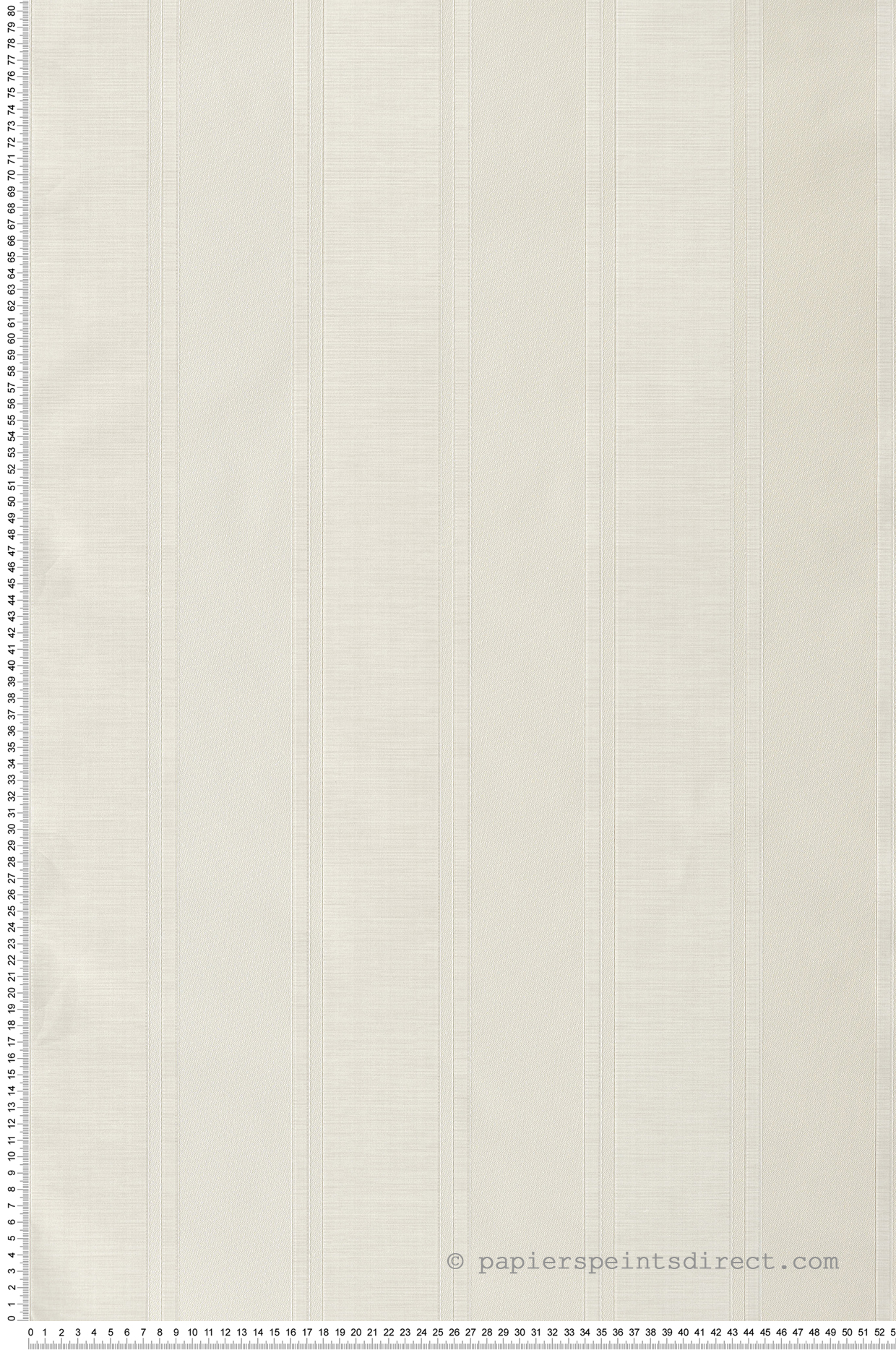 Papier peint Rayure Baroque nacré et blanc - San Marco de Montecolino | Réf. MC-23670