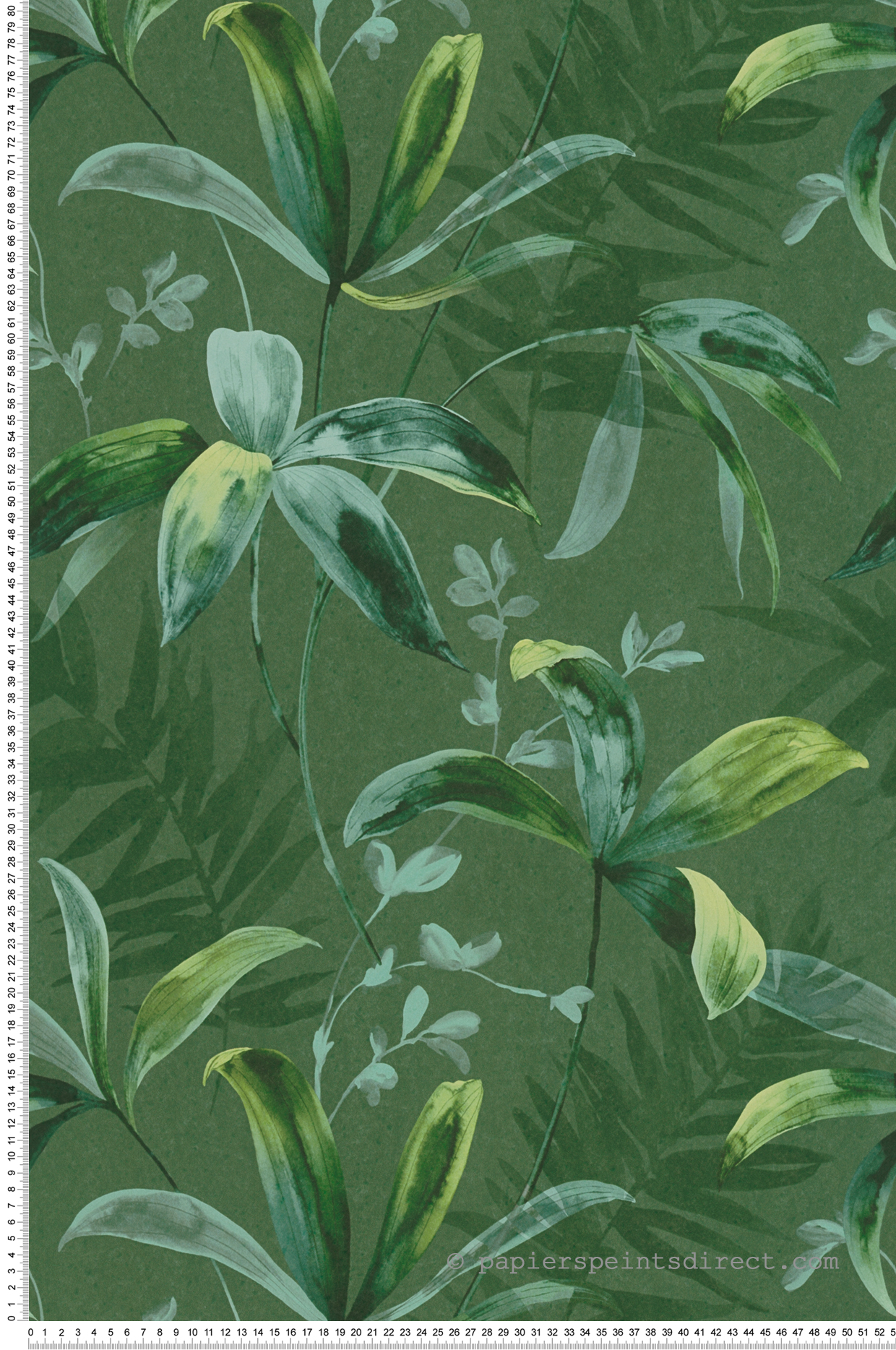 Papier peint Feuillage Elegant vert - Jungle Chic d'Architects Paper | Réf. 37704-2