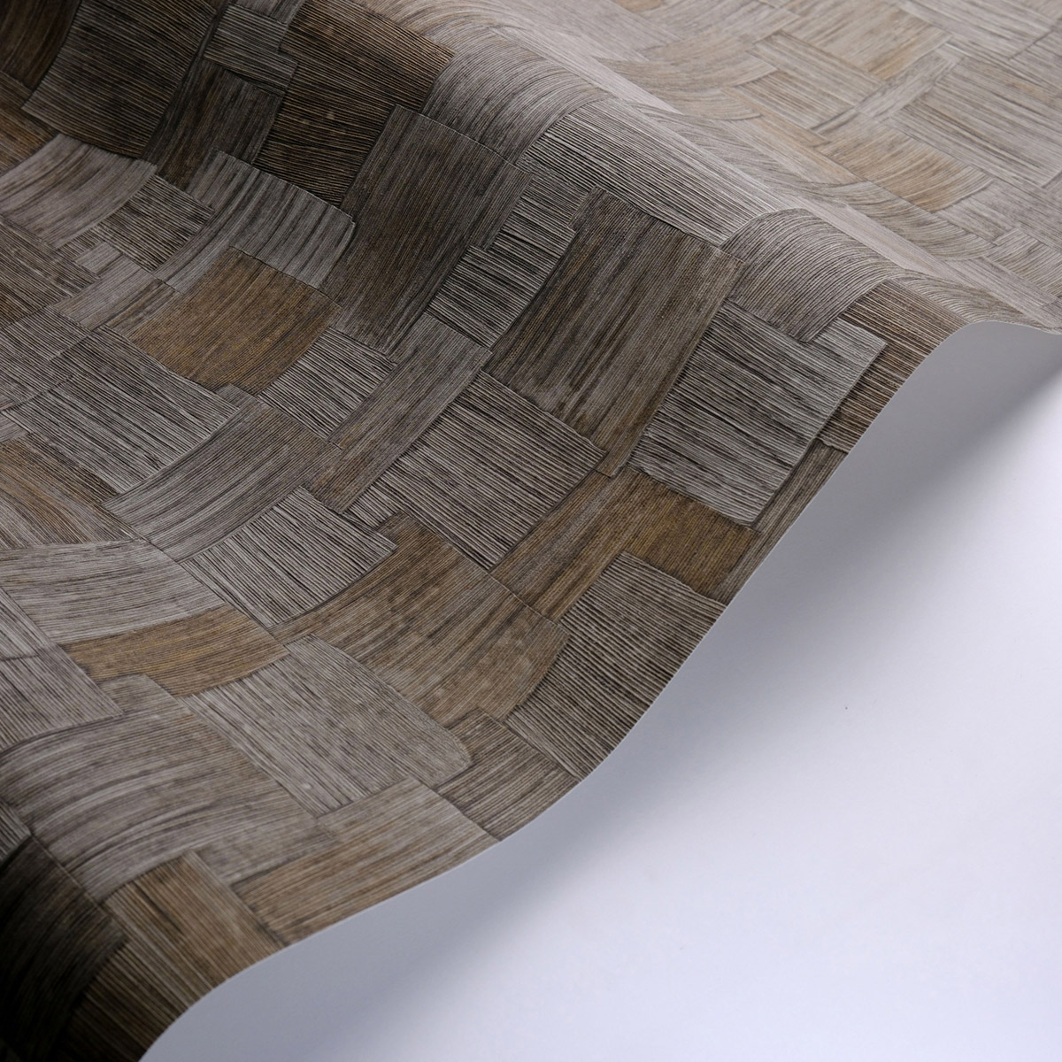 Papier peint Tisssage Ethnique Dura gris brun - Babylone de Casadéco AMB5| Réf. BBLN89749711