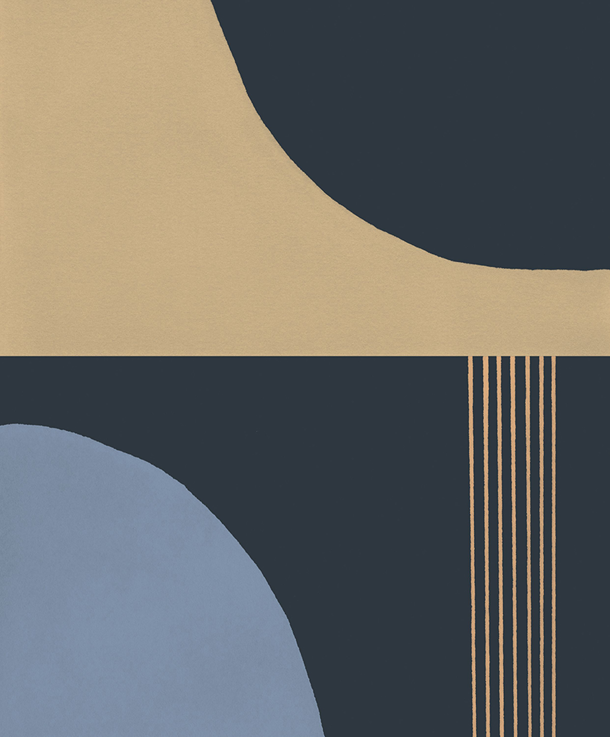 Papier peint Pop Art Graphique encre orange - Milano Sixties de Casadéco | Réf. MISI89373939