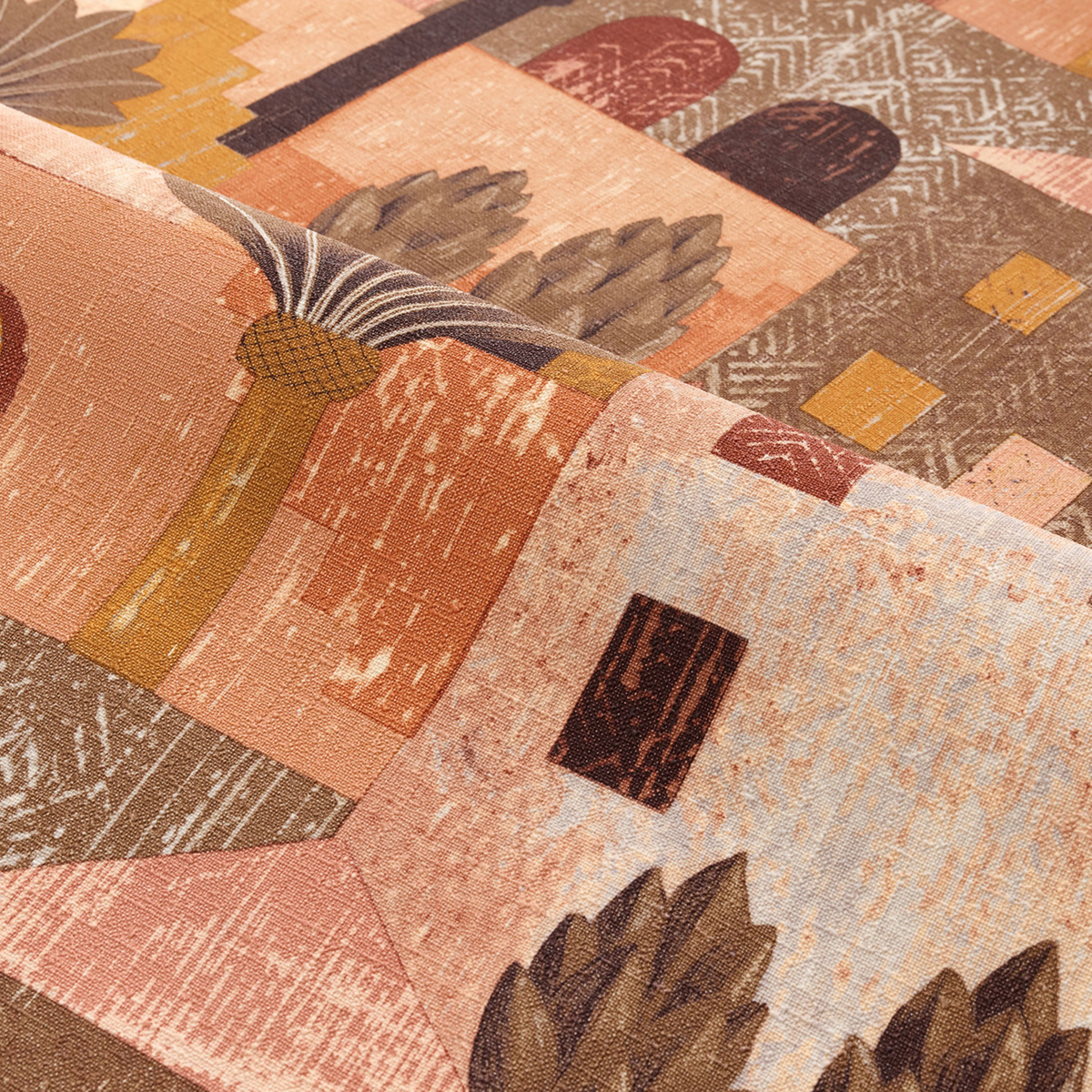 Papier peint Maison Monterosso terre de sienne - Aventura de Casamance AMBV | Réf. CAS-75541834