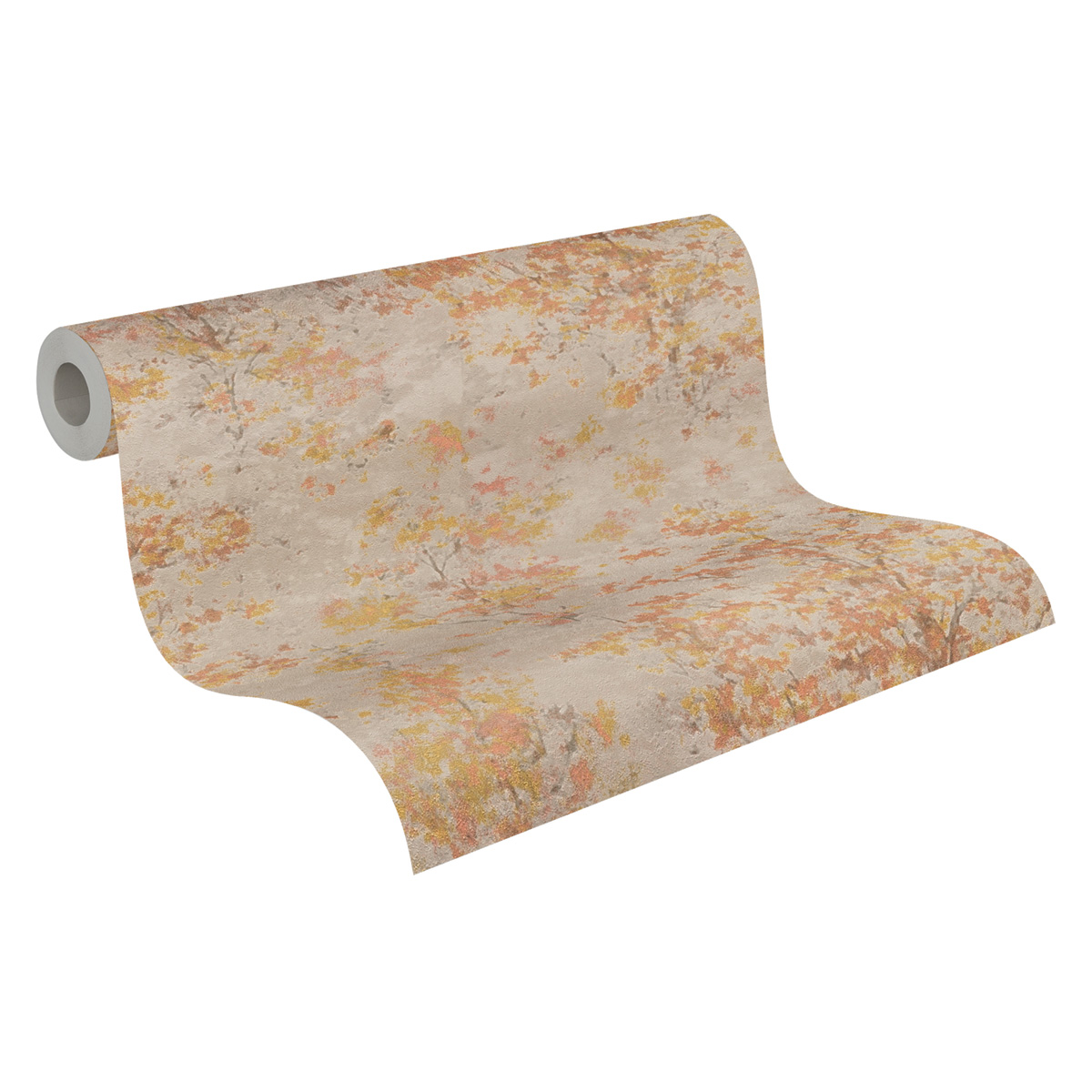 Papier peint Forêt Poétique grège doré - Vibes & Styles d'A.S. Création AMB7| Réf. AS-792005