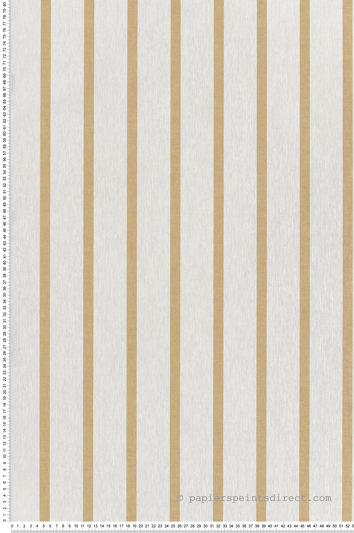 Papier peint Rayure Tissé Katy camel - Twist de Casélio | Réf. TST106491102