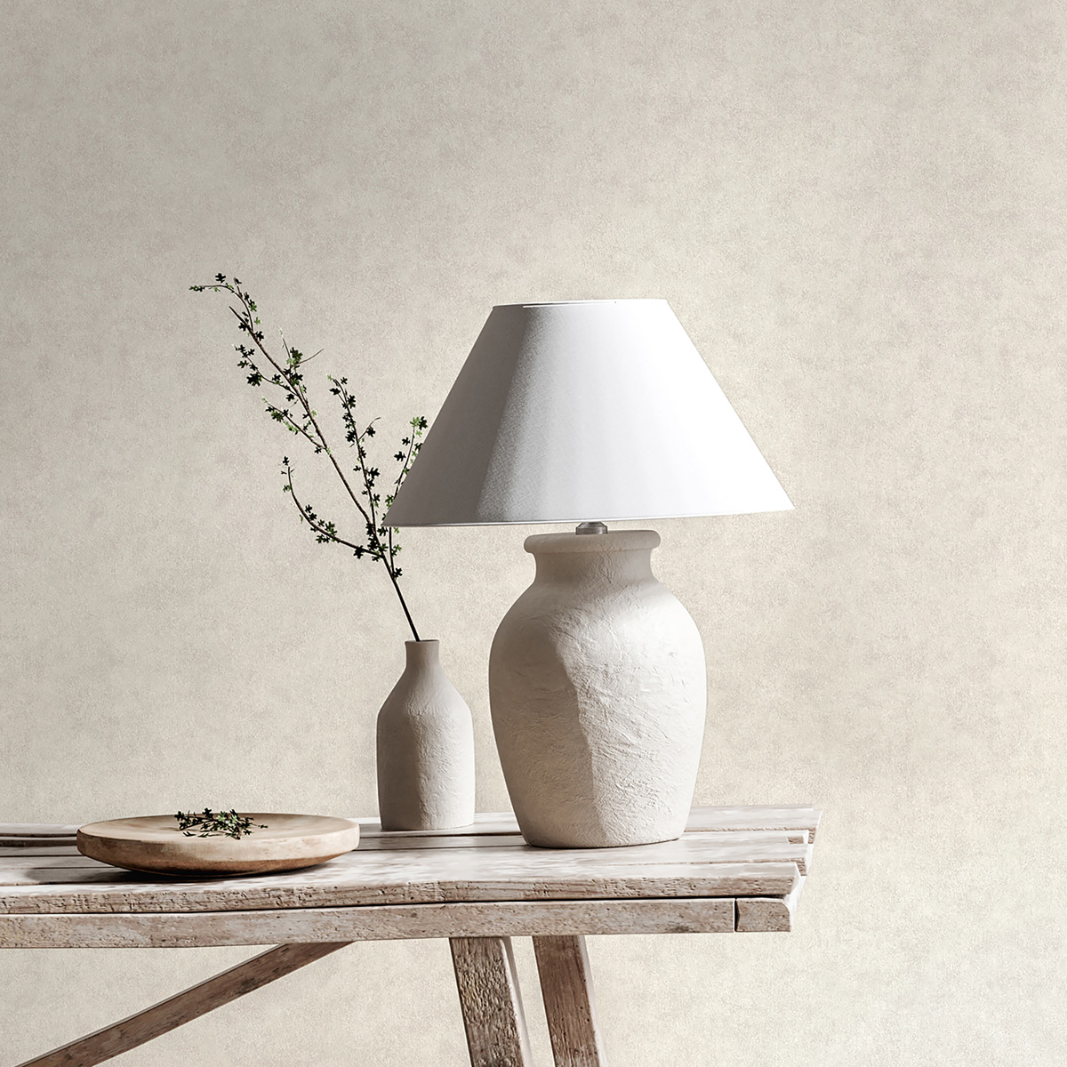 Papier peint Uni Texturé Heritage gris ombre - Beaux Arts de Lutèce AMB1| Réf. LTC-M1836