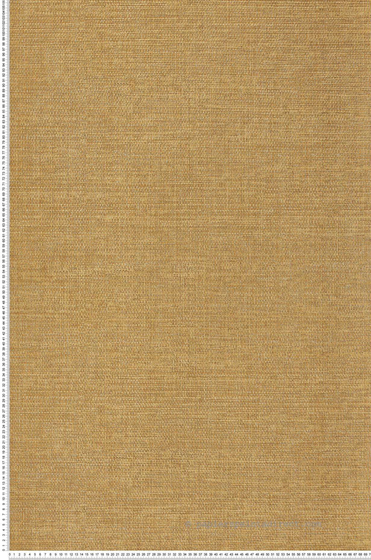 Papier peint Faux-uni Carioca jaune paille - Golfe du Bengale de Casamance | Réf. CAS-B74252752