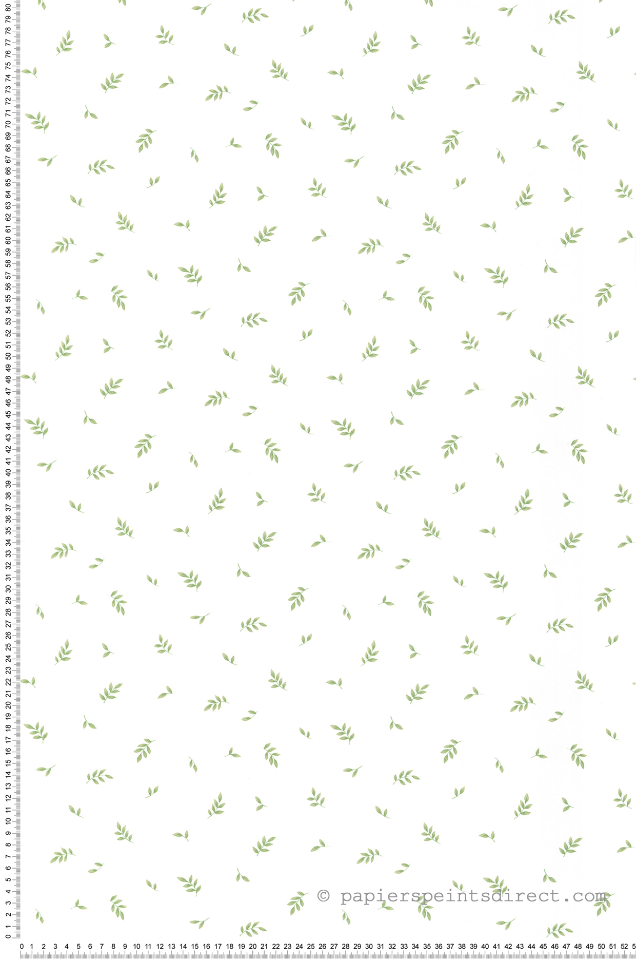 Papier peint nature Feuilles vert - Style Cuisine 3 de Lutèce | Réf. LTC-KB25621