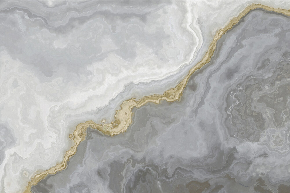 Papier peint panoramique Marbre Tranche gris - Wall Love d'A.S. Création | Réf. DD129568