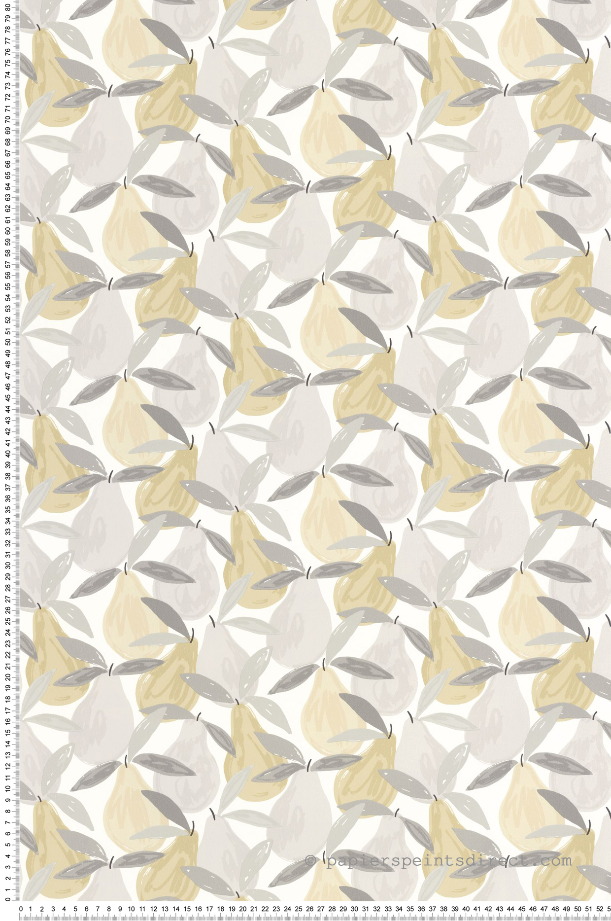 Papier peint Enfant Poire gris beige - Once Upon A Time de Casadéco | Réf. OUAT88359155