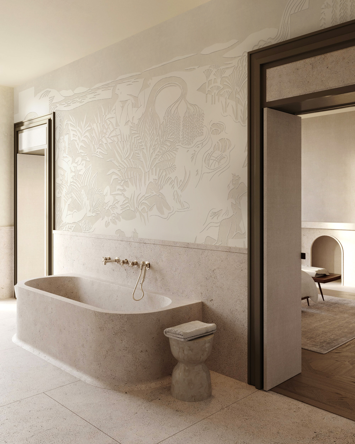 Papier peint panoramique Eternelles Pierre B - 4/5/6 - Isidore Leroy