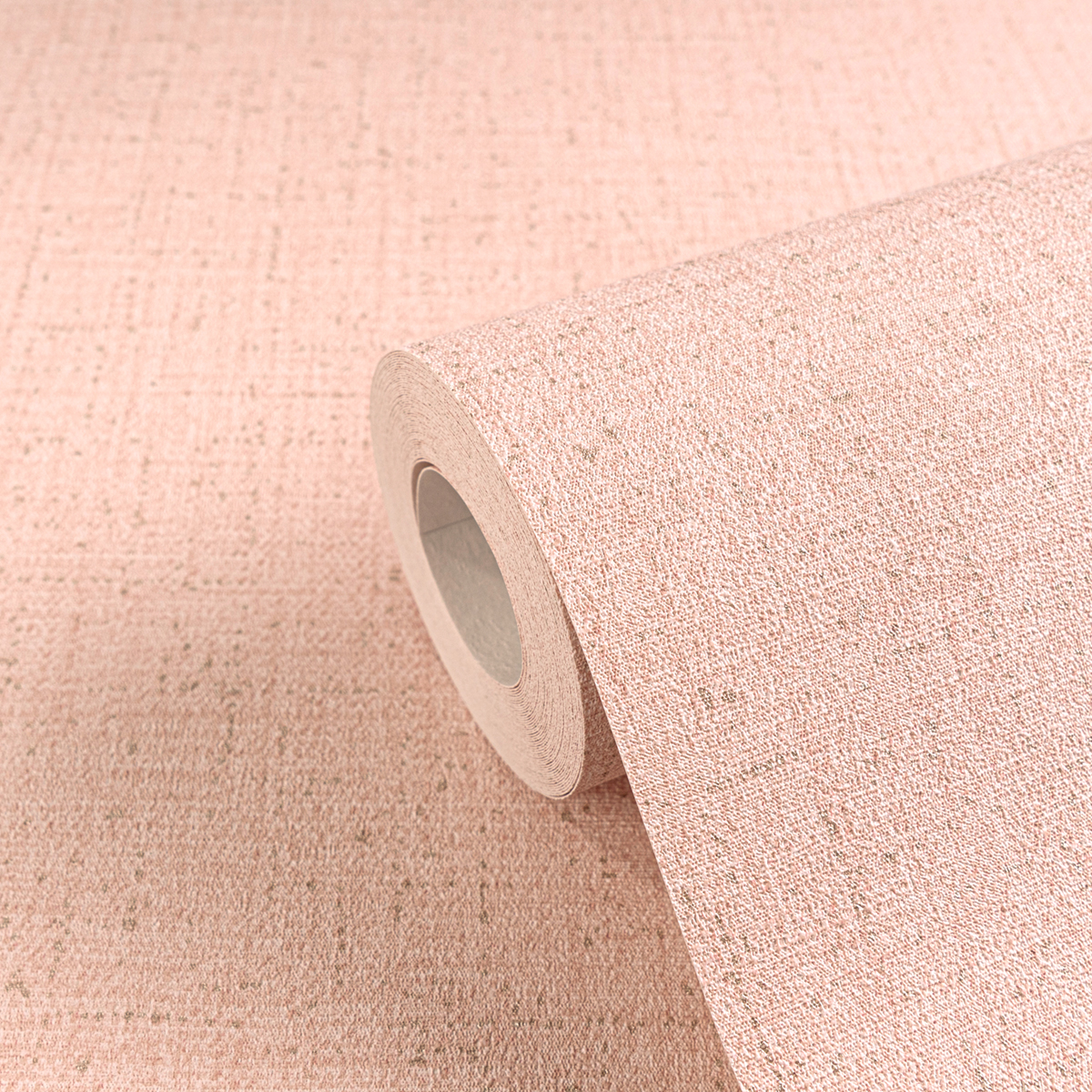 Papier peint Uni Tissage Métallisé rose délicat argenté - Cosmoliving d'A.S. Création ZOOM | Réf. AS-790671