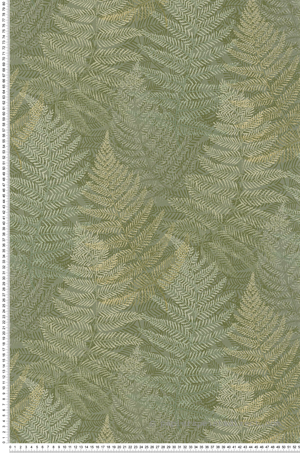 Papier peint Fougère Yosemite vert - California de Casadéco | Réf. CALF88817676