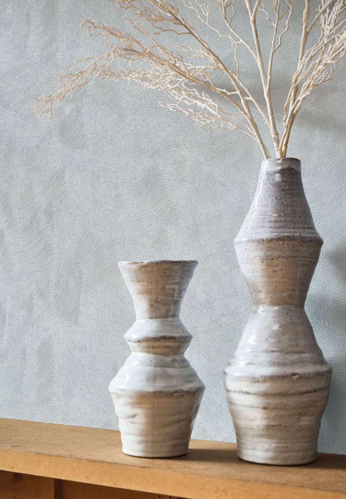 Papier peint Vague Côte Opale bleu doux - Seaside de Casadéco | Réf. SEAS201496202