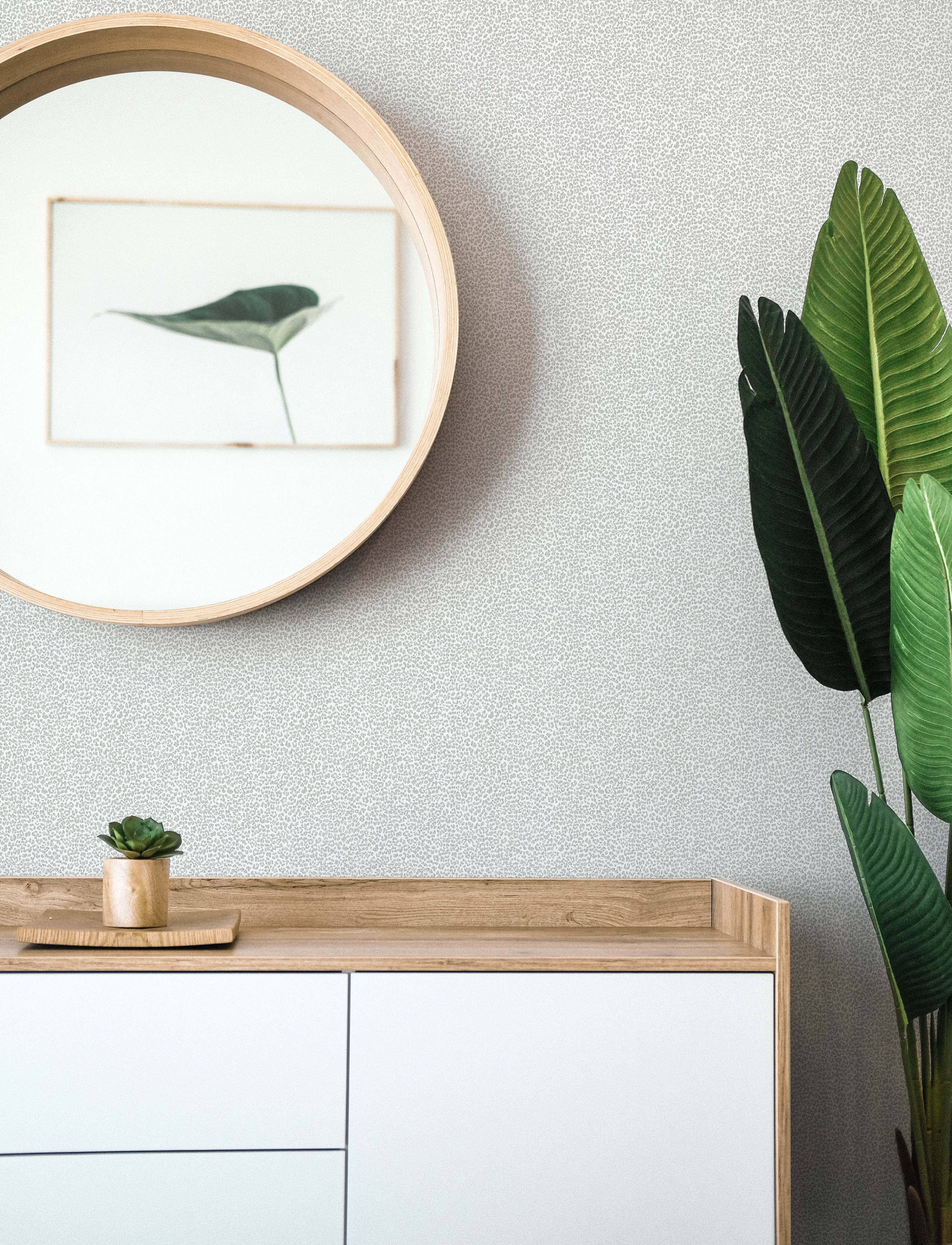 Papier peint Léopard Mosaïque Soul gris - Harmony de Lutèce AMB2| Réf. LTC-FD27265