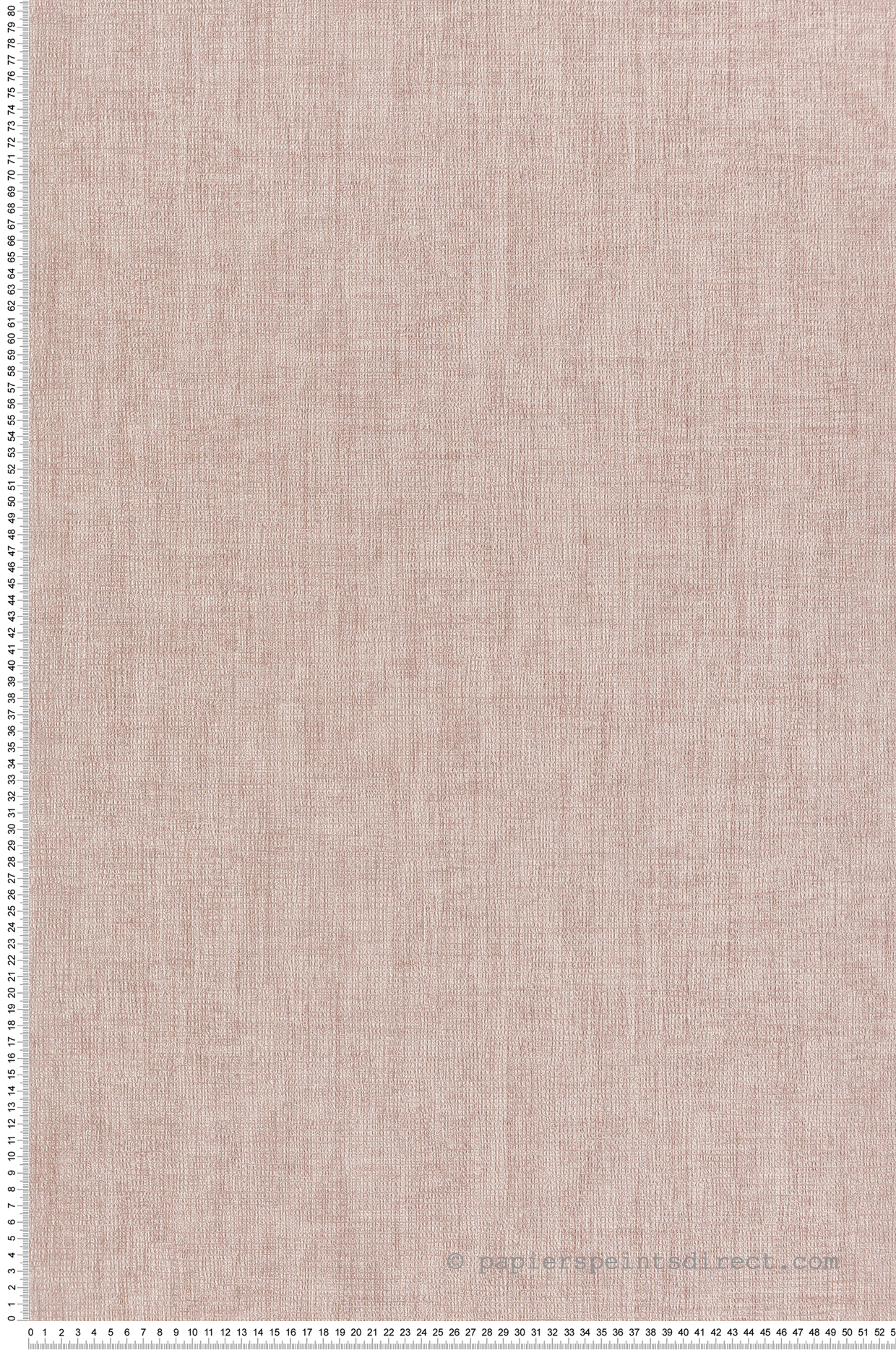 Papier peint Faux Uni Textile rose - Jaipur de Montecolino | Réf. MC-26484