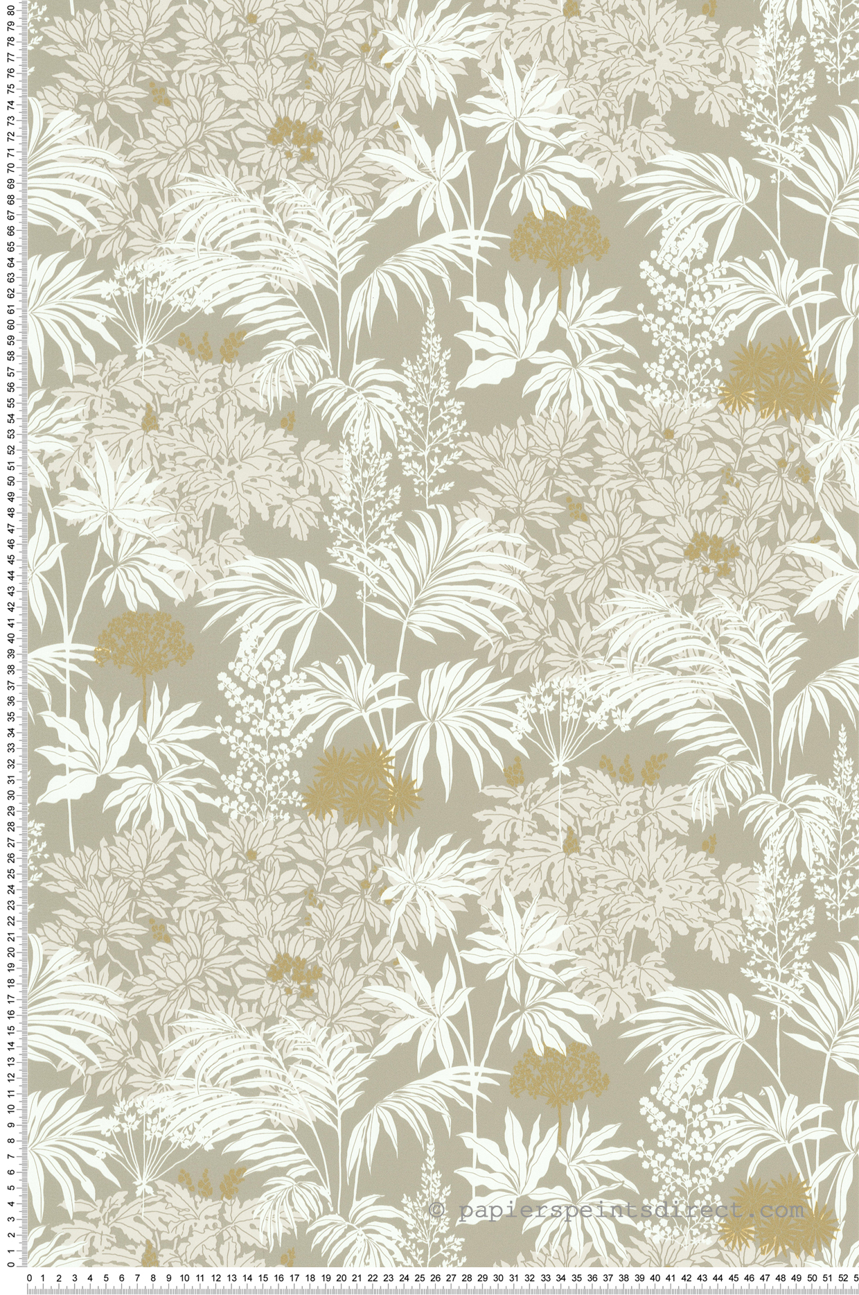 Papier peint Nature Sauvage grège doré - Les Essentiels de Lutèce | Réf. LTC-51250807