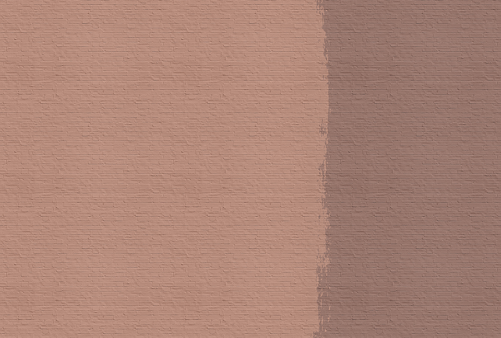 Papier peint panoramique Brique peinte Tainted Love 3 - Référence DD113367 - Intissé 200g/m2 - Standard 400 x 270