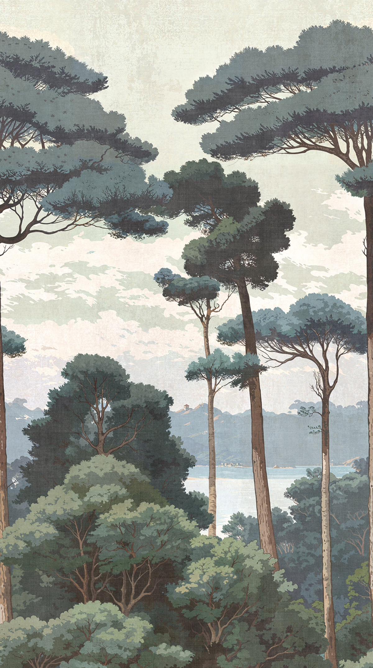 Papier peint panoramique Nature Serenity Arbre - Metropolitan Stories 4 Hot Spots d'A.S. Création AMB1| Réf. AS-790156