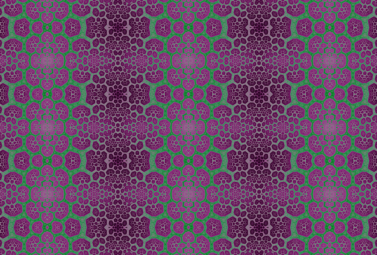 Papier peint panoramique Contemporain Fractal 1 - Référence DD111161 - Intissé 200g/m2 - Standard 400 x 270