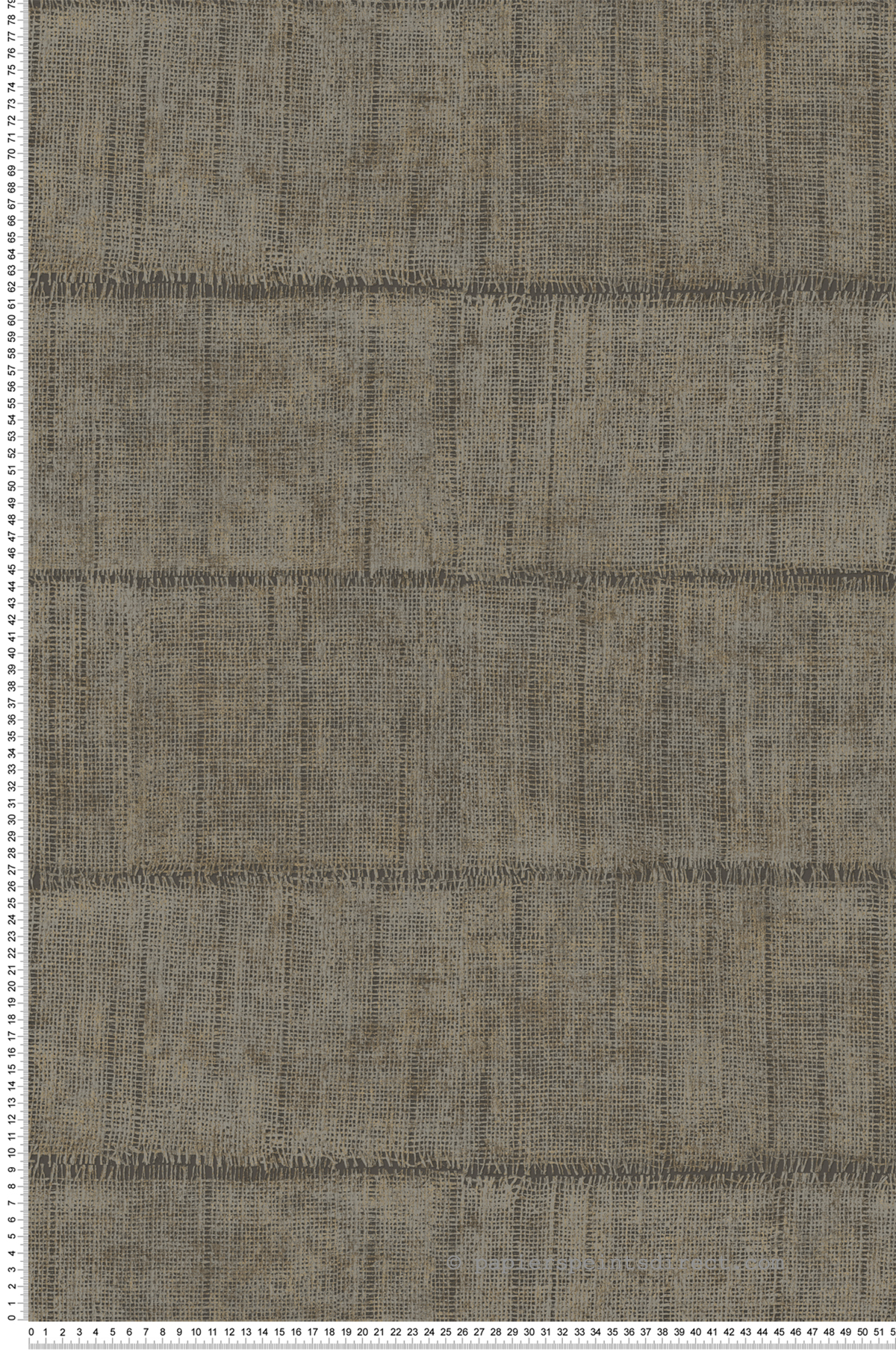 Papier peint Toile de Jute Blake brun doré - Harry de Lutèce | Réf. LTC-DL26741