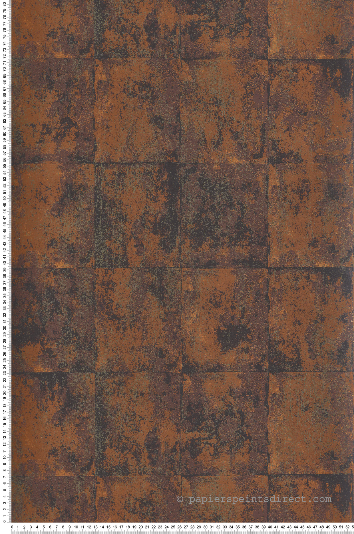 Papier peint Béton Solid rouille irisé - The Texture Book de Masureel | Réf. MAS-ORB403