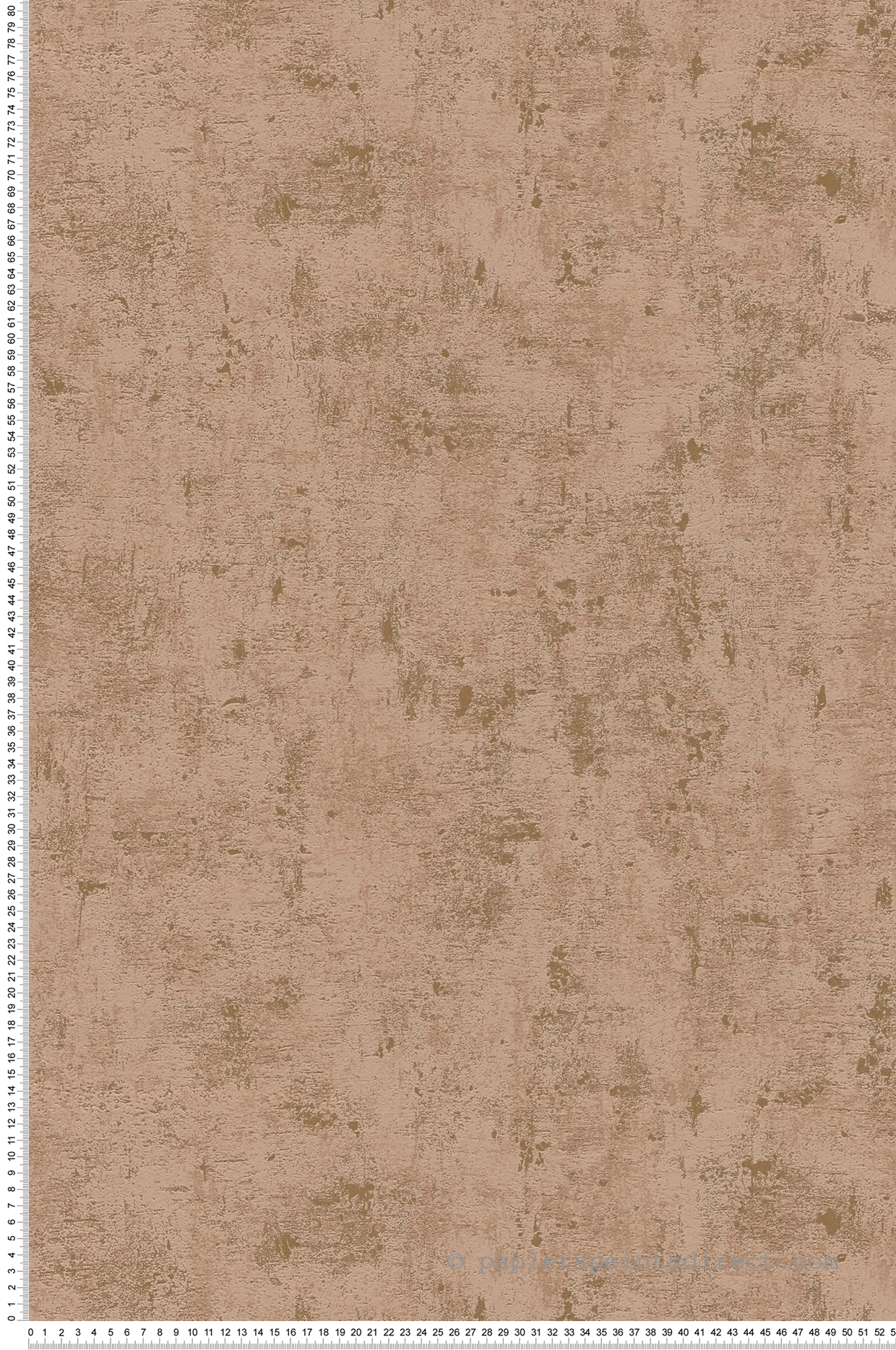 Papier peint Faux Uni Vintage vieux rose cuivré - Jade 2 d'A.S. Création | Réf. AS-395146