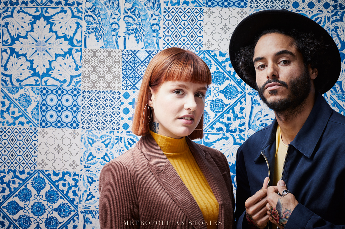 Papier peint Carreaux de ciment bleu - Metropolitan Stories d'AS Création | Réf. SP14675