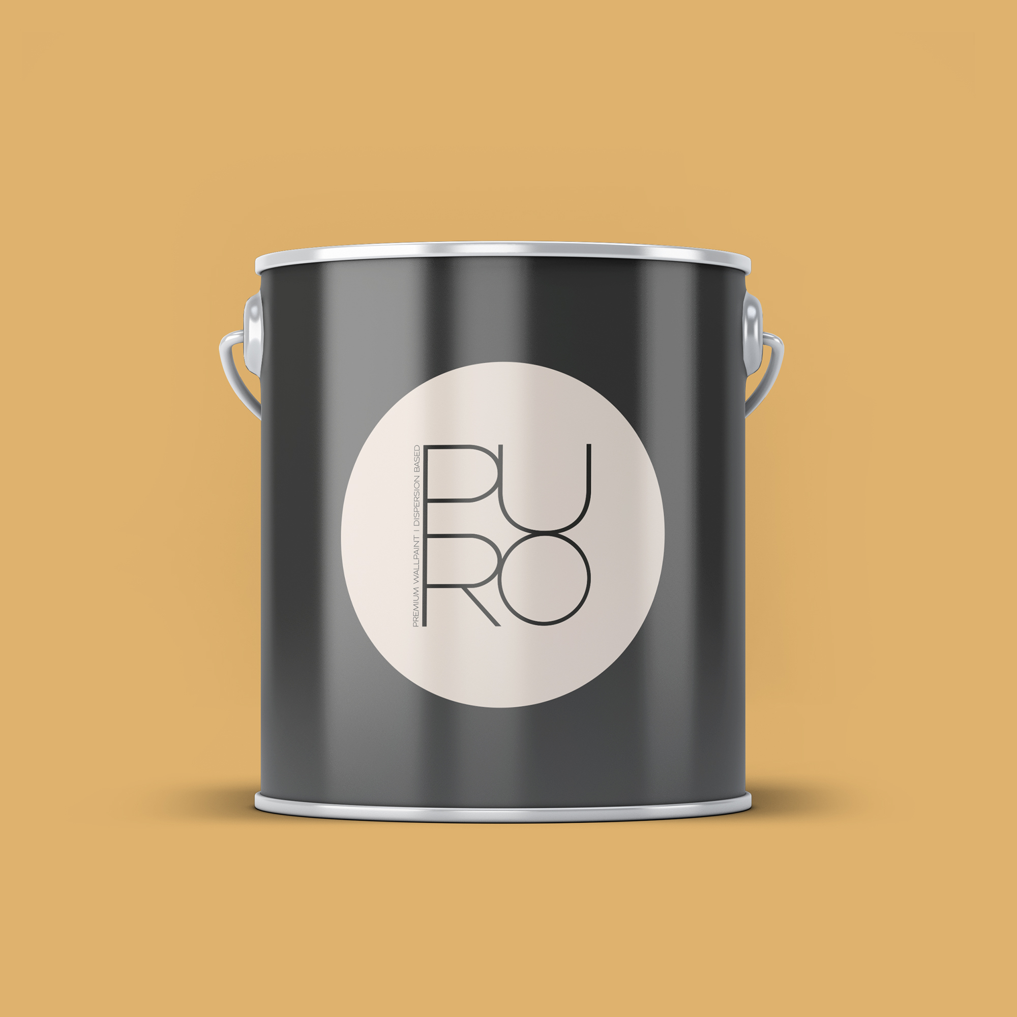 Image d'un pot de 2,5 litres de peinture Puro jaune sunny yellow - c8001