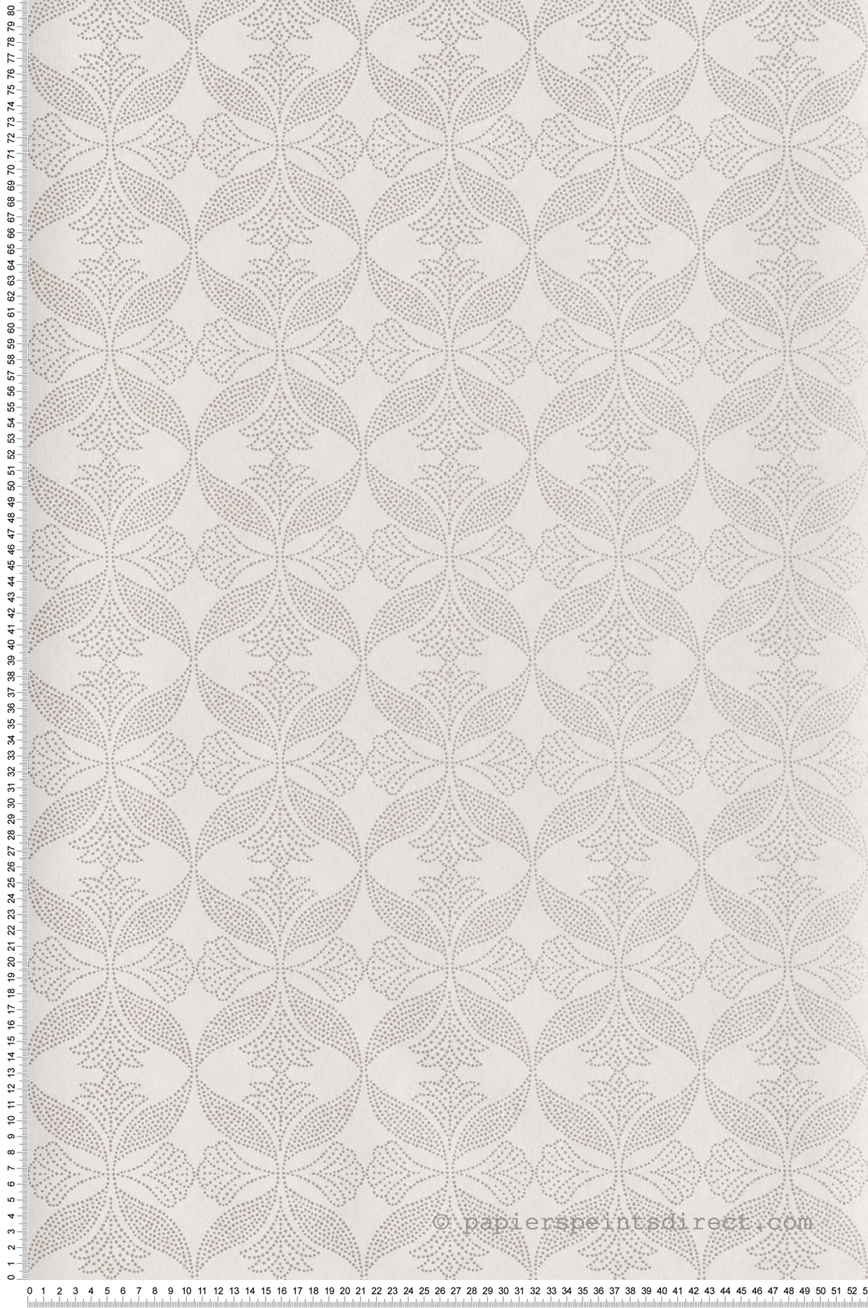 Papier peint Art Déco Graphique beige argenté - Esterel de Montecolino | Réf. MC-AN28230