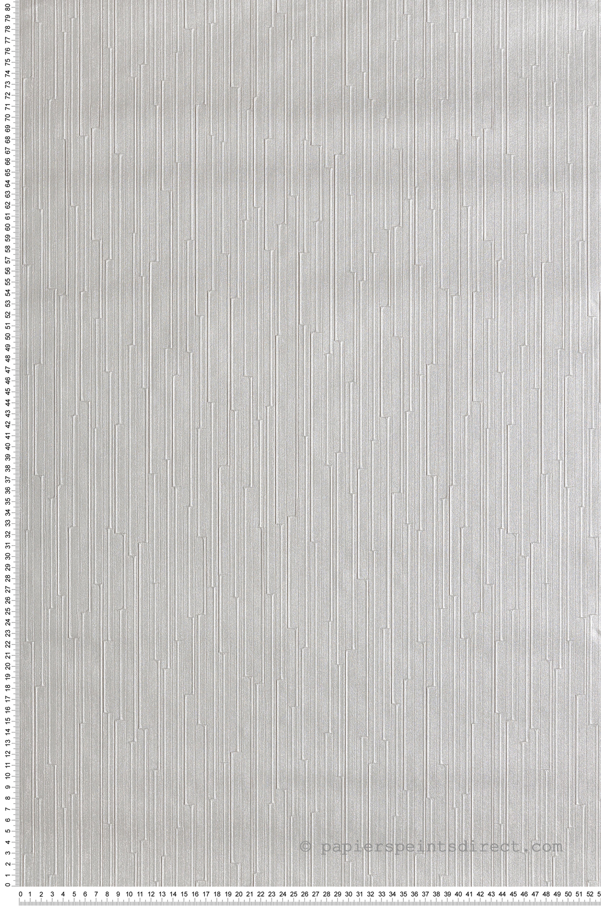 Papier peint Bamboo argenté - Folium de Montecolino | Réf. MC-FO18007