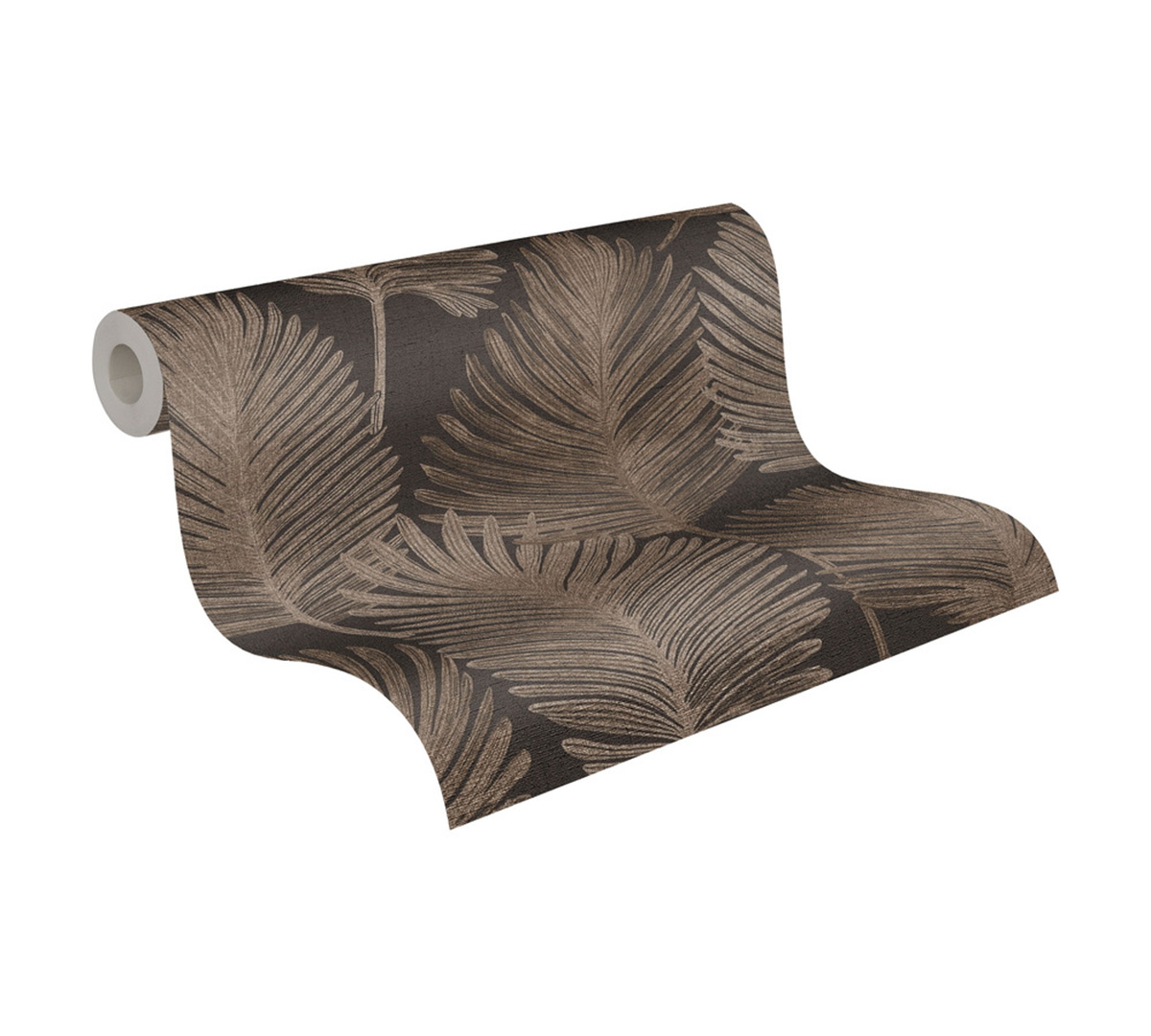 Papier peint Palme Nature noir brun doré - Metropolitan Stories 4 Hot Spots d'A.S. Création AMB4| Réf. AS-786736
