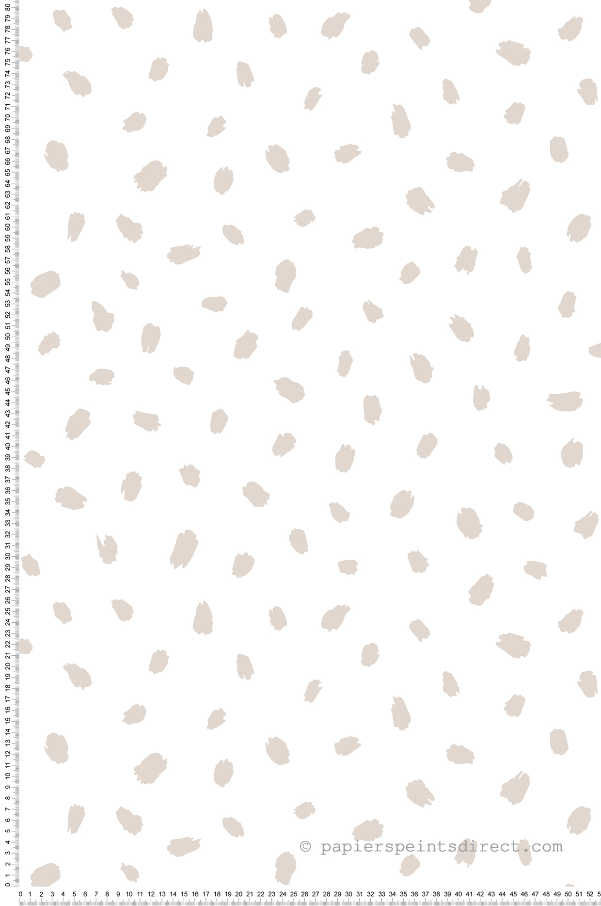 Papier peint Tâche Animaux grège - Imagine de Lutèce | Réf. LTC-DL27543
