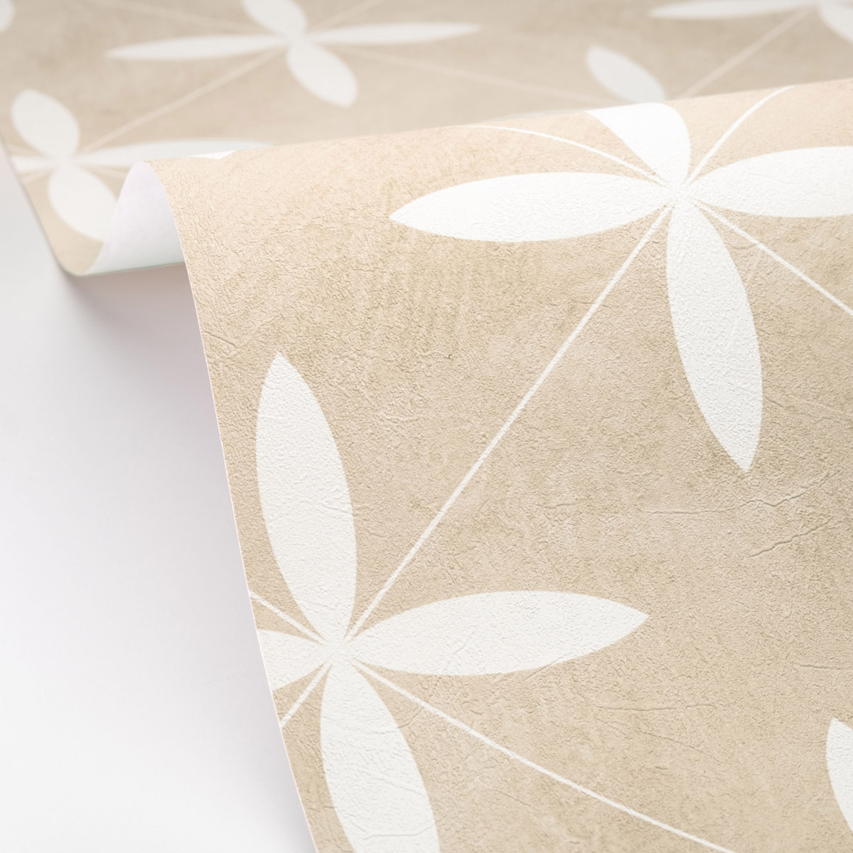 Papier peint Carreaux Cement Tiles beige - Kitchen Box de Casélio amb2| Réf. KBO106900132