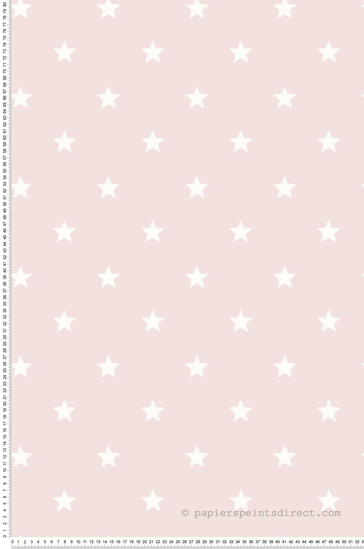 Papier peint Étoile Uniforme rose - Imagine de Lutèce | Réf. LTC-DL27582