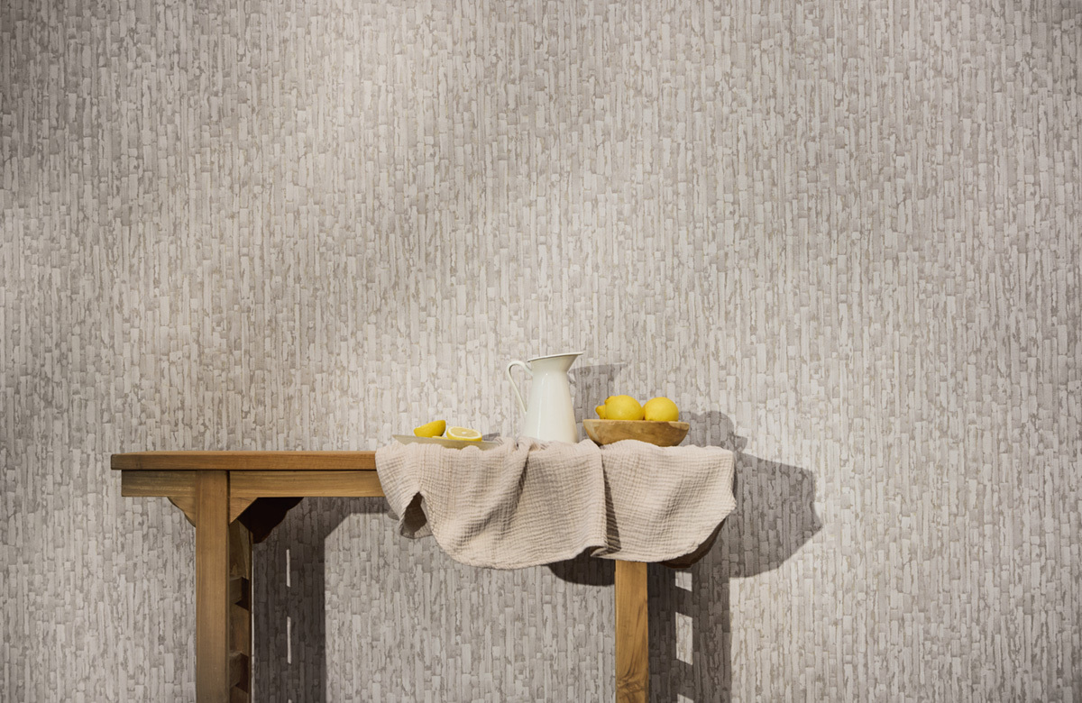 Papier peint Pierre Géométrie Moderne gris clair doré - Metropolitan Stories 4 Hot Spots d'A.S. Création AMB1| Réf. AS-786662