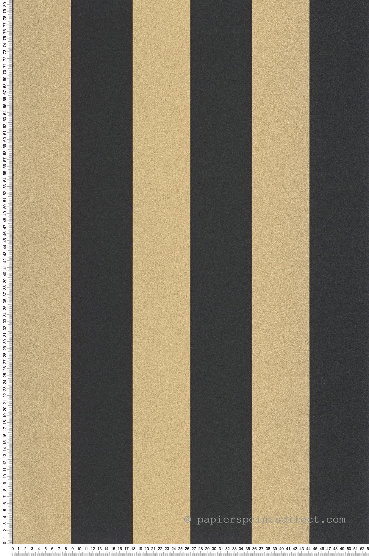 Papier peint Rayures Wide Lines anthracite doré - Basics de Casélio | Réf. BAI104029329