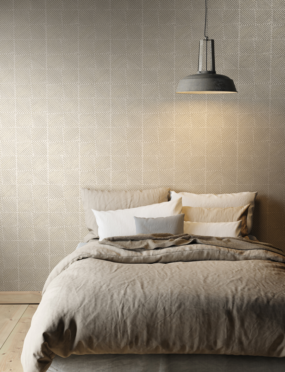 Papier peint Carré Tyre taupe doré - The Texture Book de Masureel | Réf. MAS-EAR303