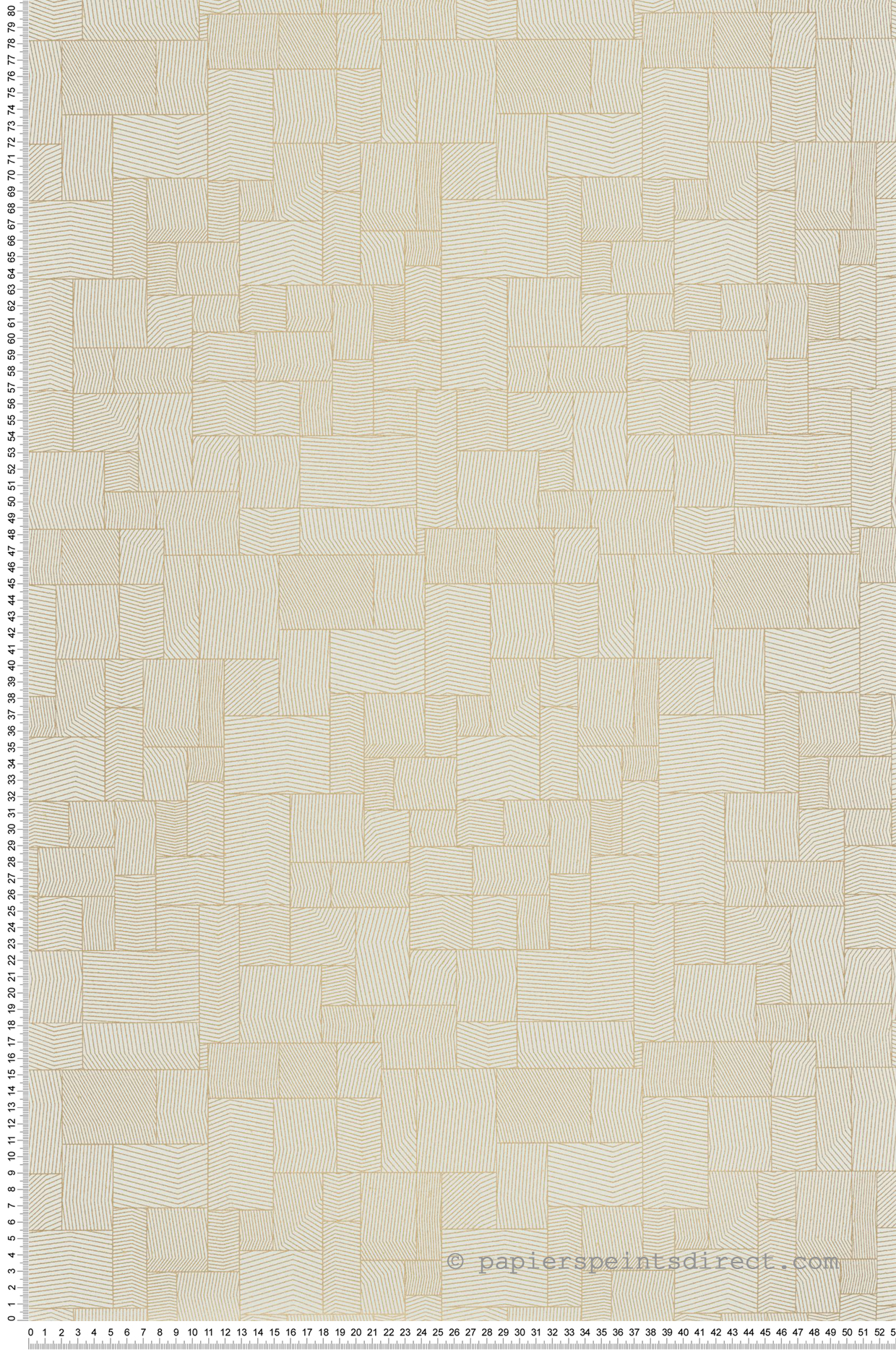 Papier peint Kensai vert amande doré - Kyoto de Casadéco | Réf. KYTO88766657