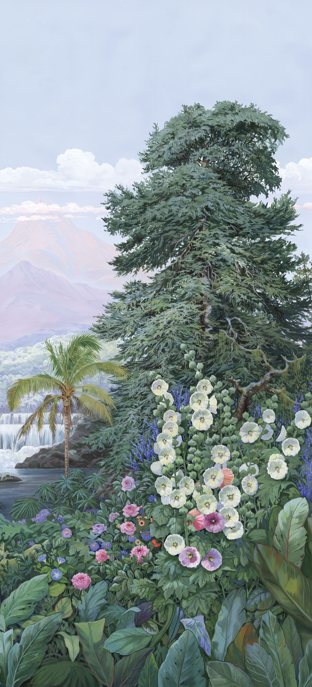 Papier peint panoramique Firone Jungle Equatorial C - 7/8/9 - Isidore Leroy