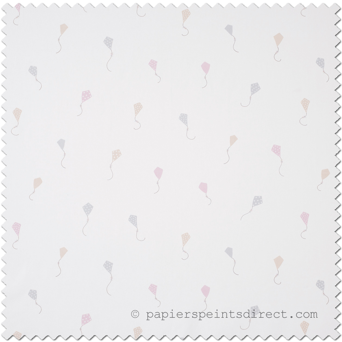 Tissu Cerfs-volants roses - My Little World de Casadéco